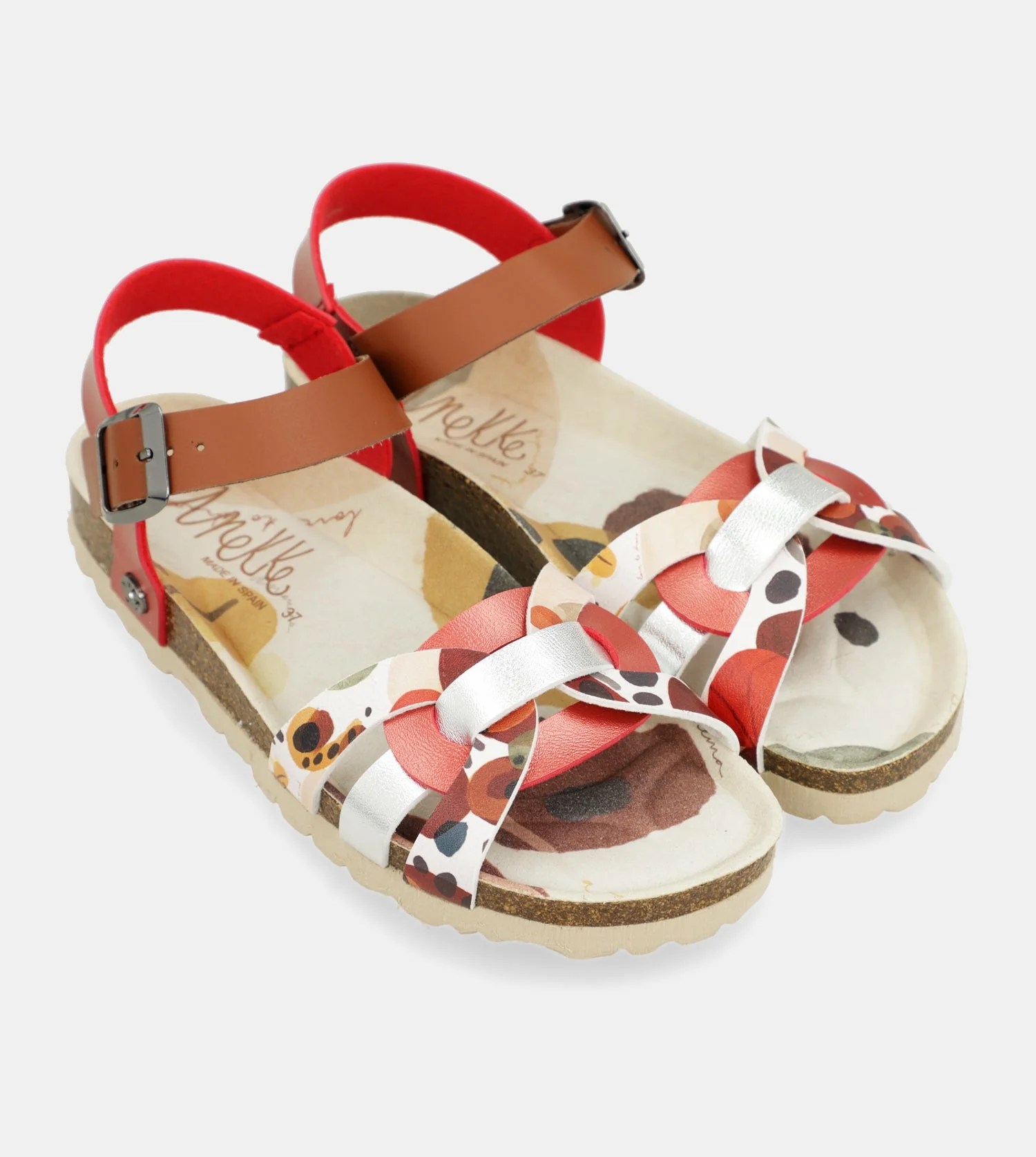 Alma rote Sandalen mit Riemchen - Image 6