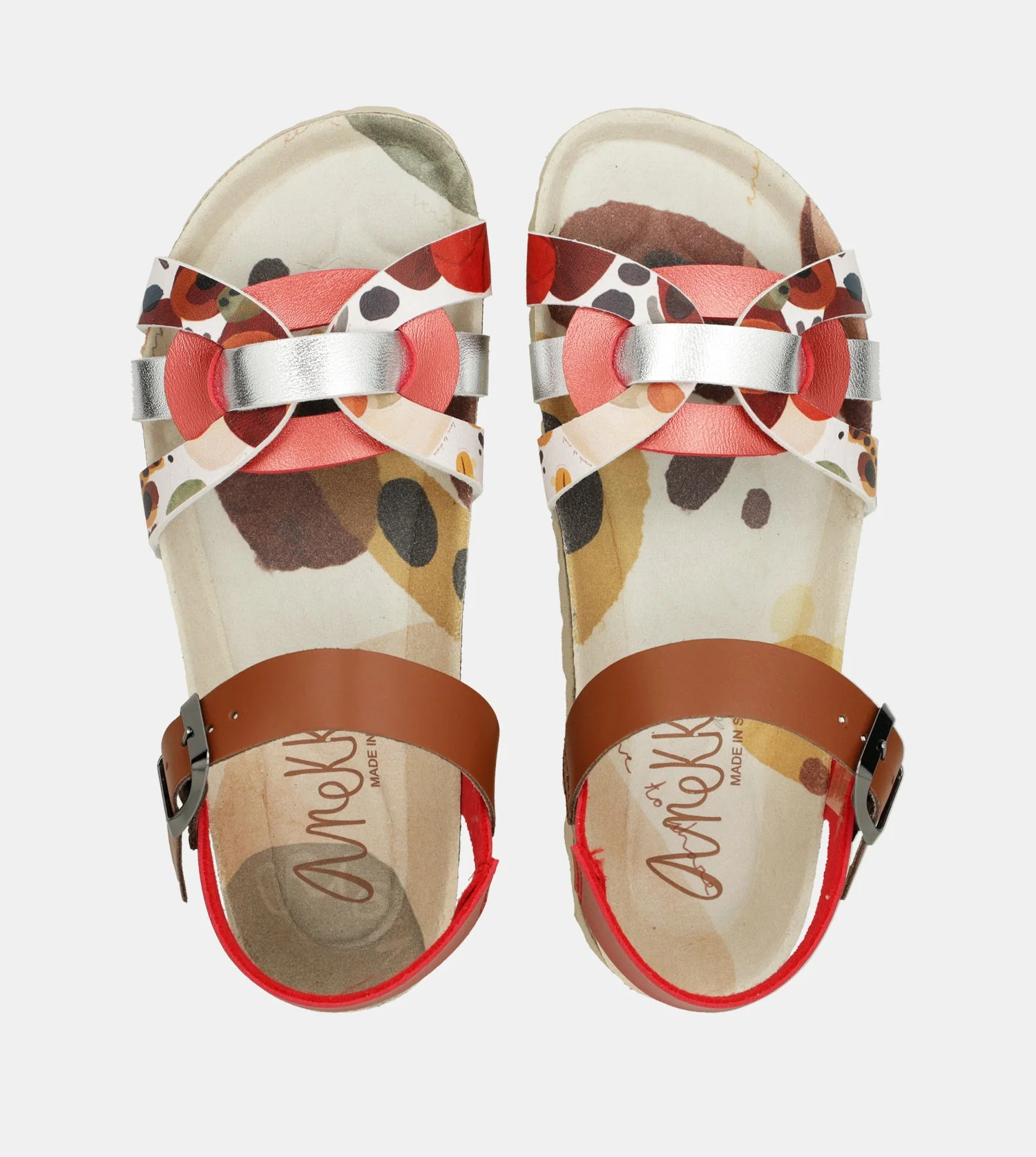 Alma rote Sandalen mit Riemchen - Image 8