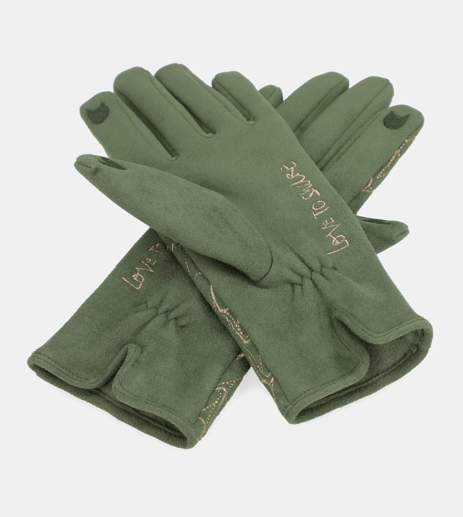 Grüne Handschuhe mit Anekke-Logo - Image 2