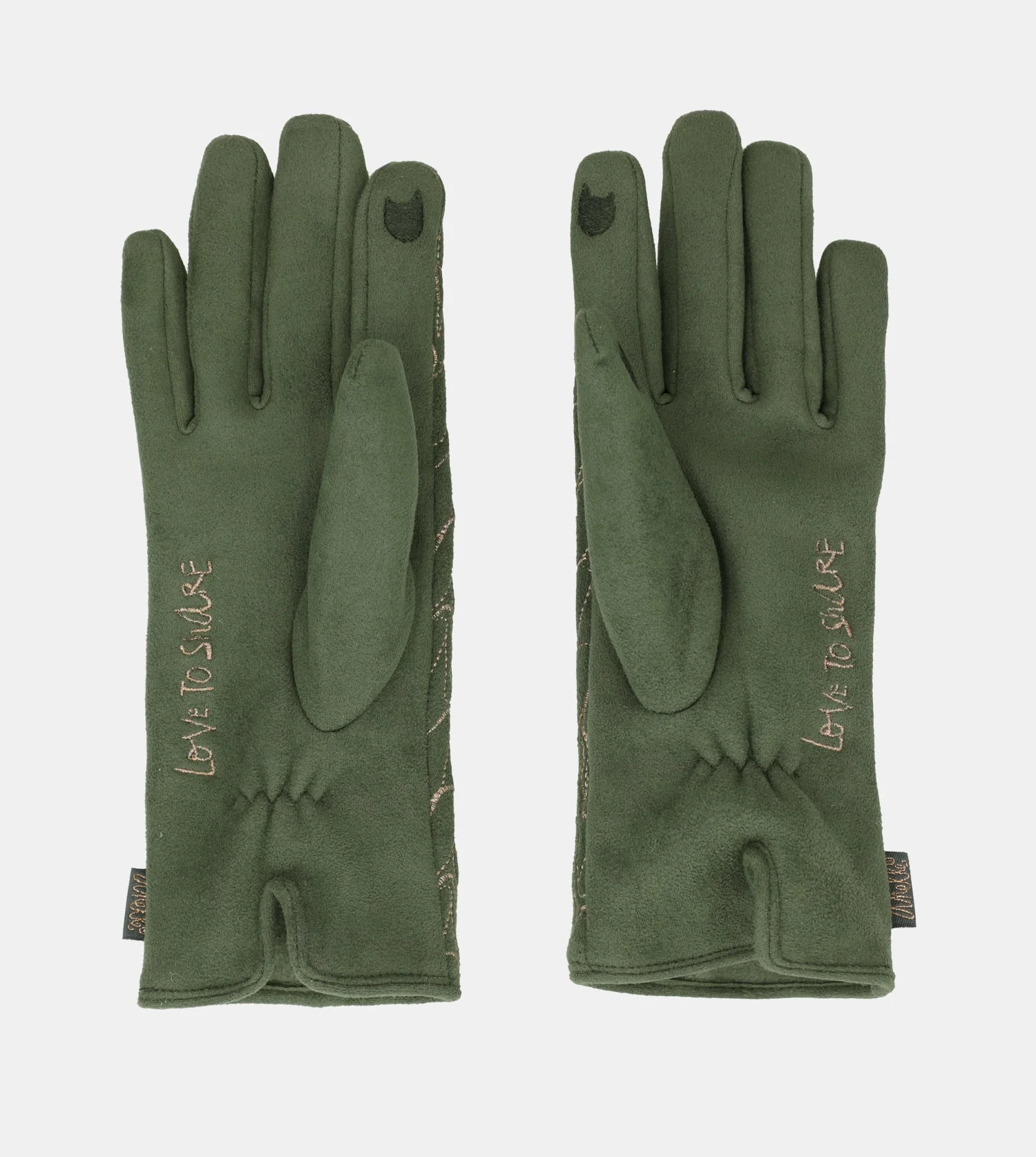 Grüne Handschuhe mit Anekke-Logo - Image 4