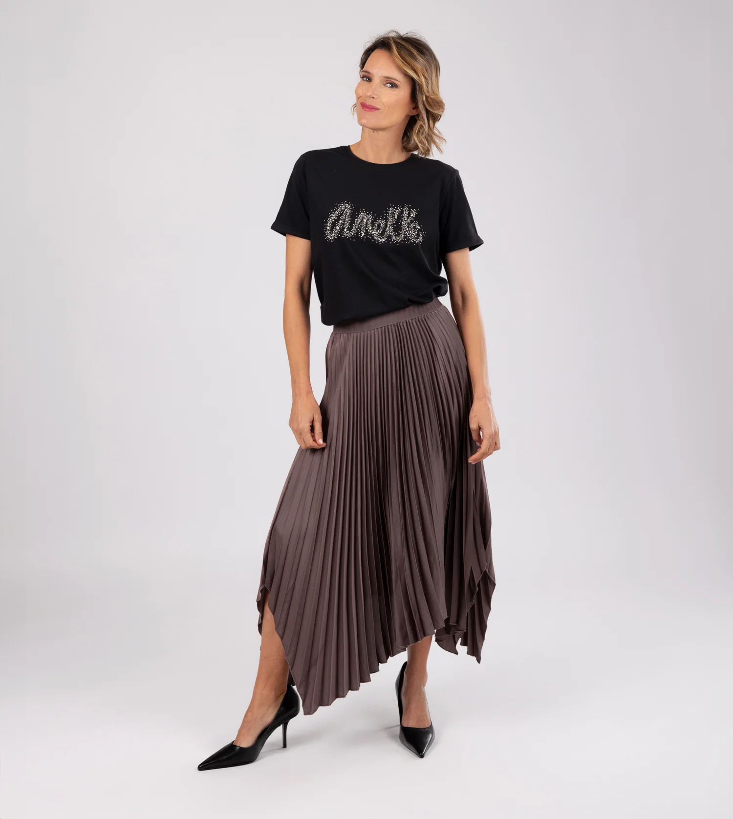 Anekke schwarzes T-Shirt - Image 5