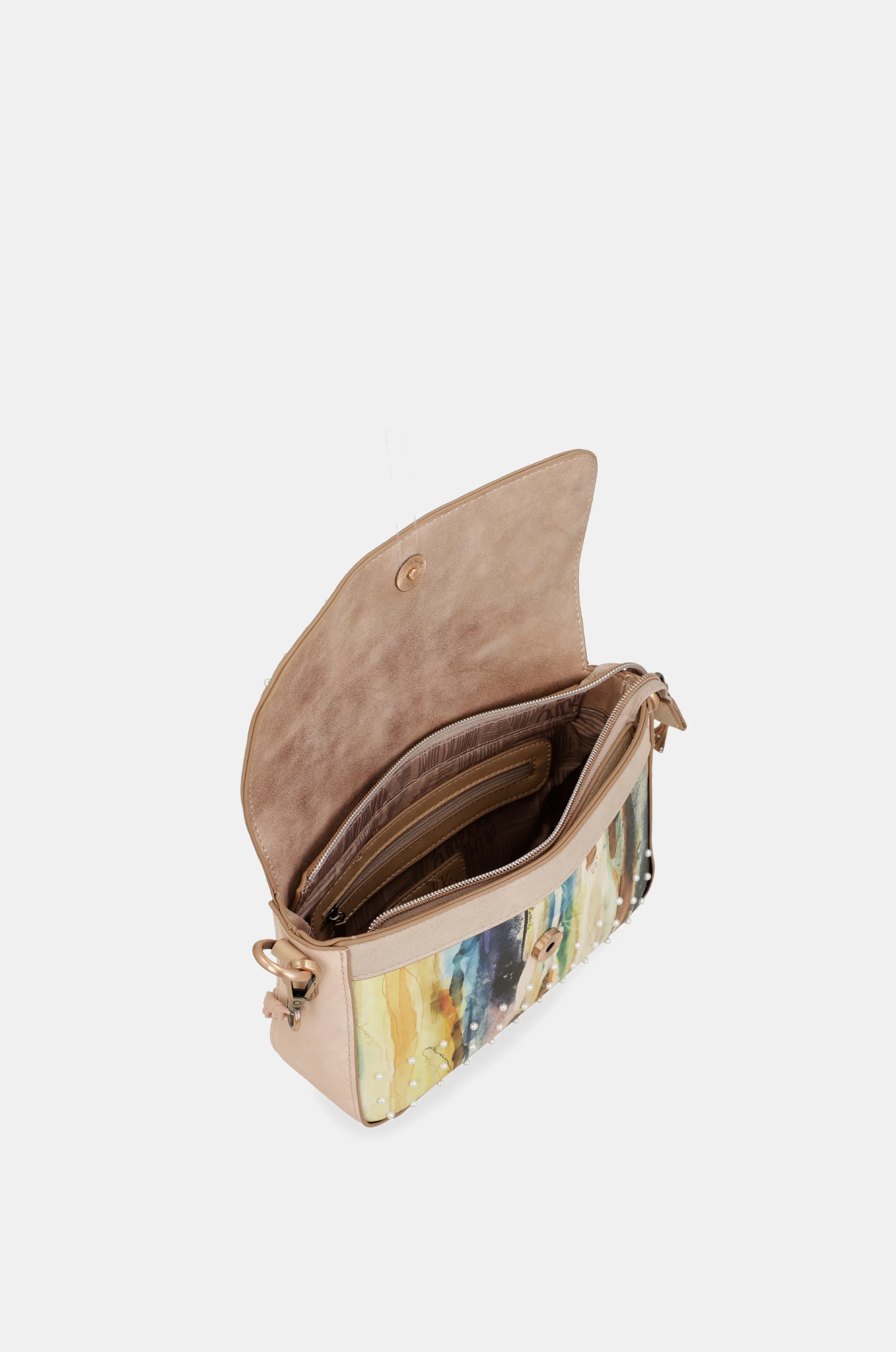 Anekke Studio – Baguette-Tasche in Nude - Image 5