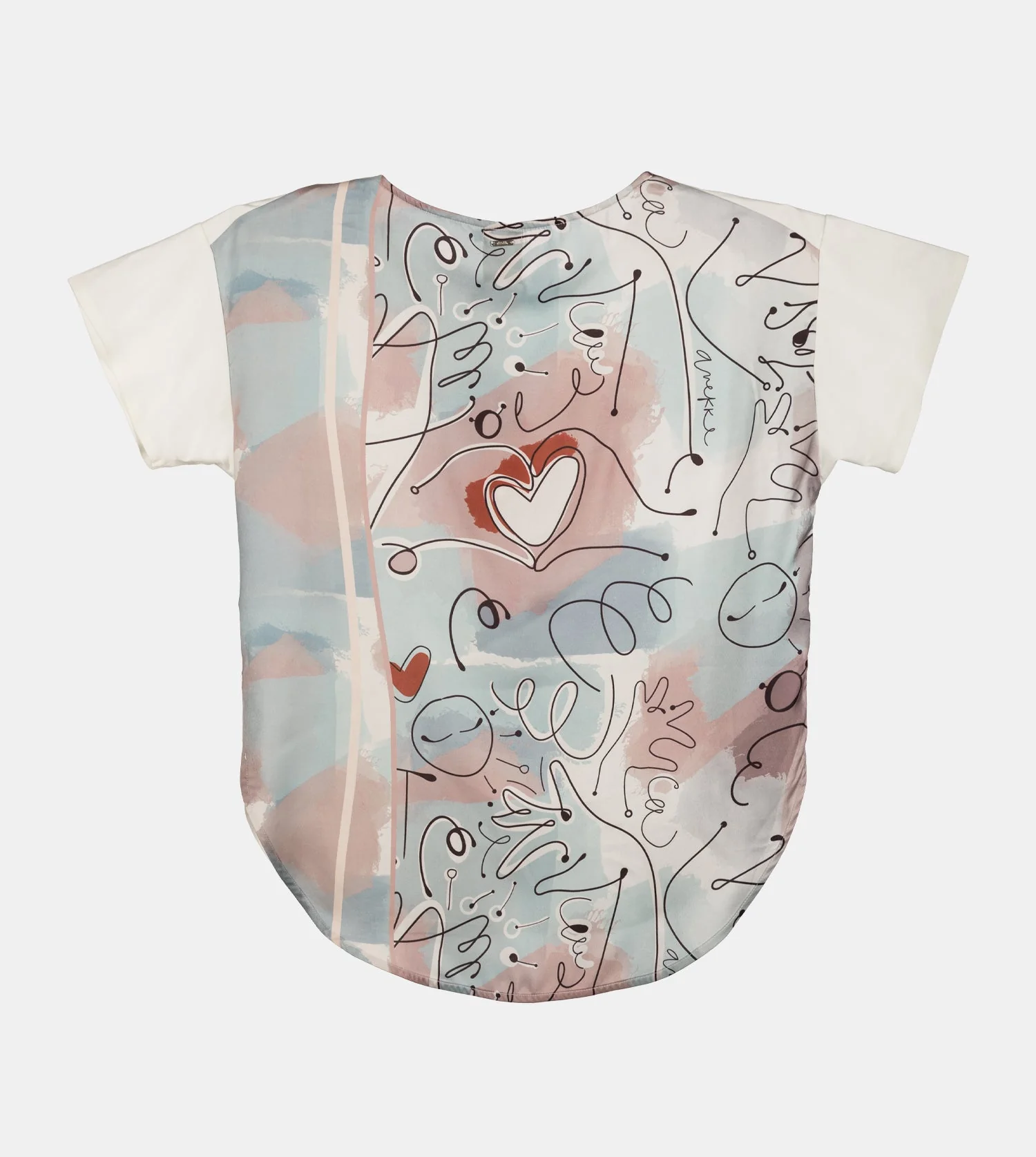 Bedrucktes Kurzarm-T-Shirt Alma - Image 3