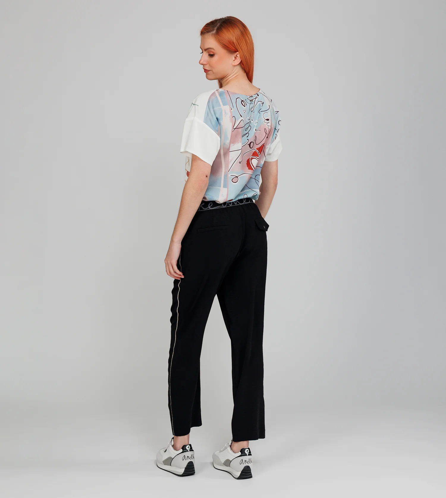 Bedrucktes Kurzarm-T-Shirt Alma - Image 4