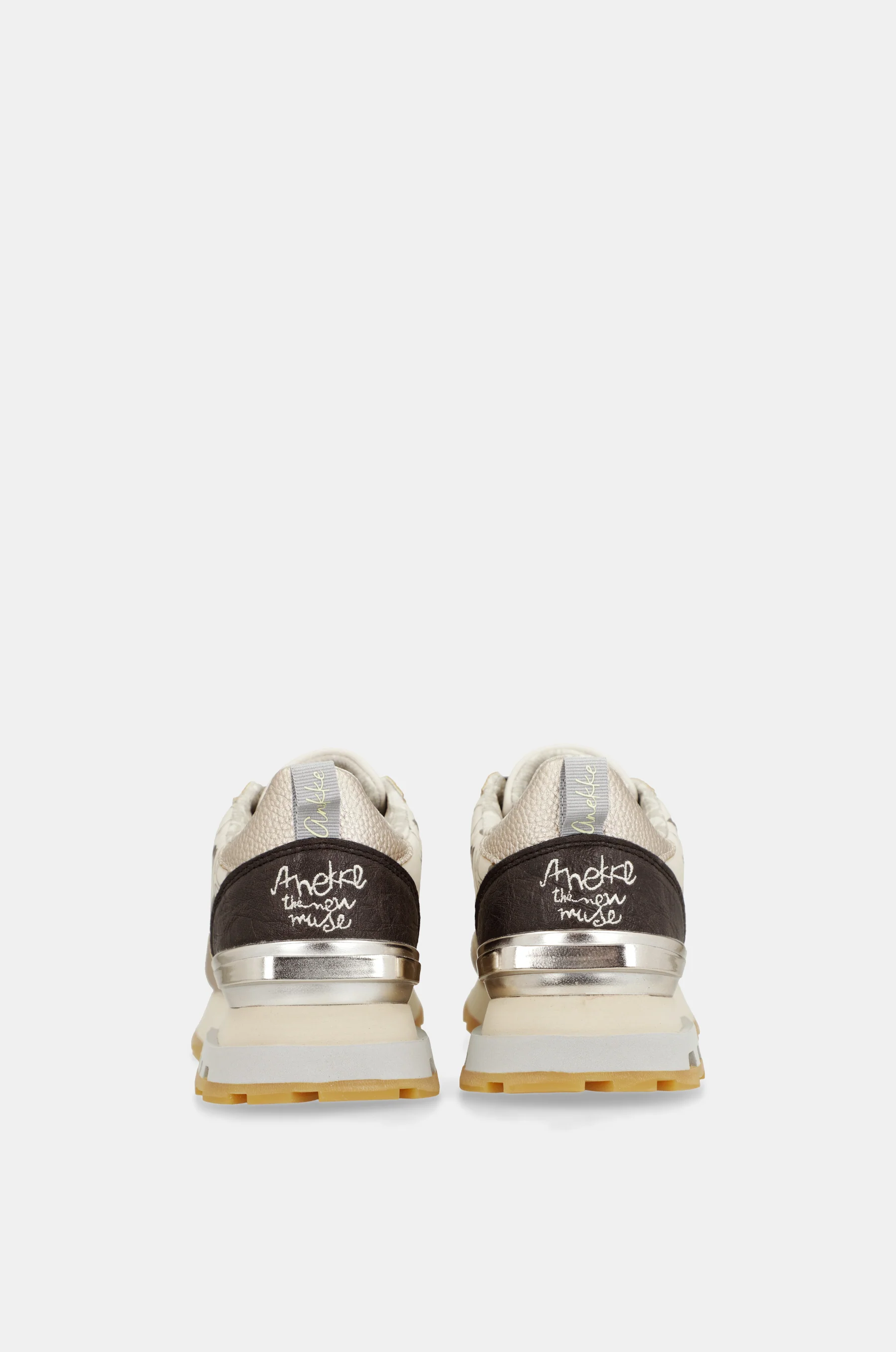Beige-goldene Sneaker - Image 4
