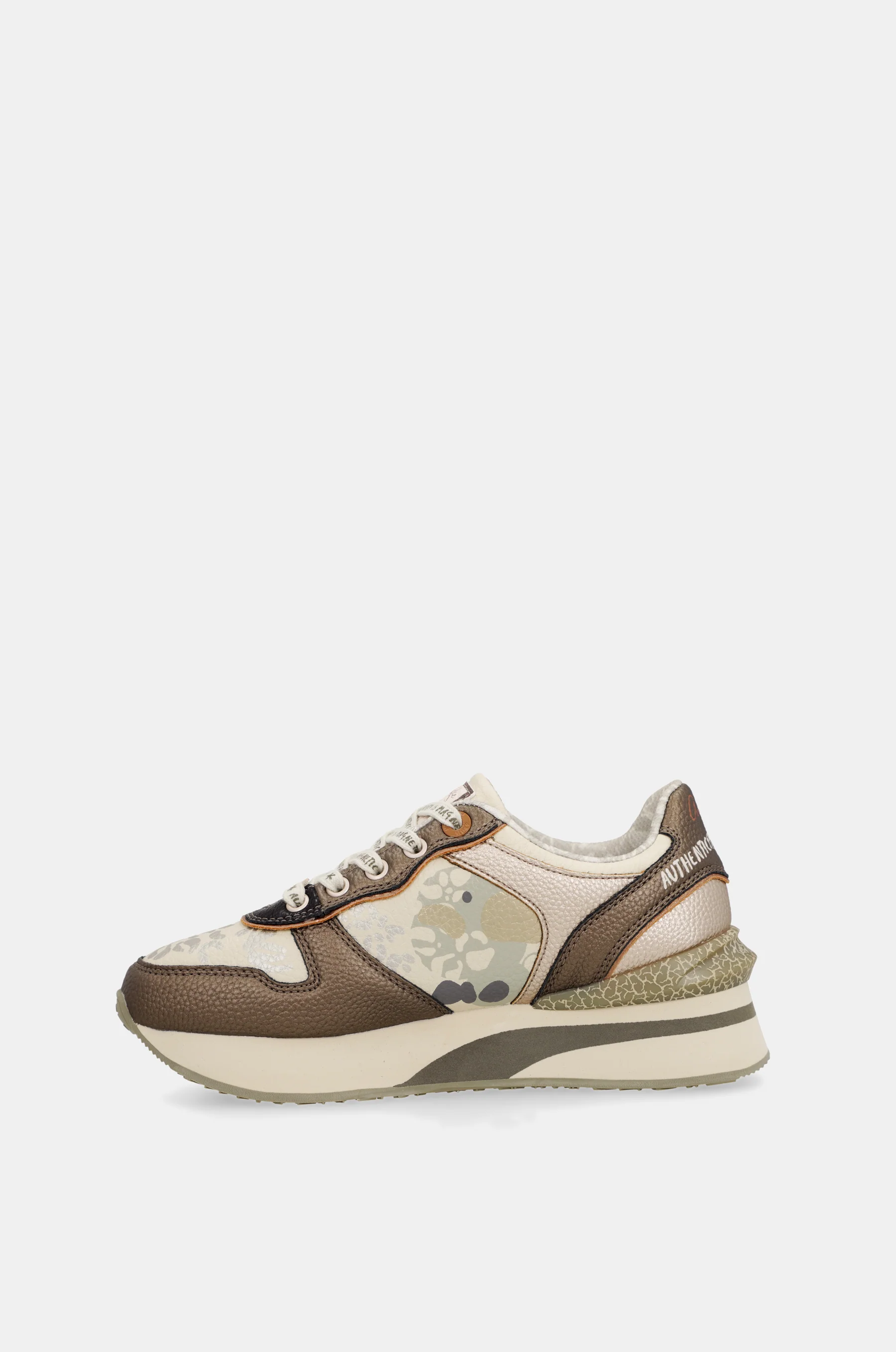 Beige-kupferne Sneaker - Image 3
