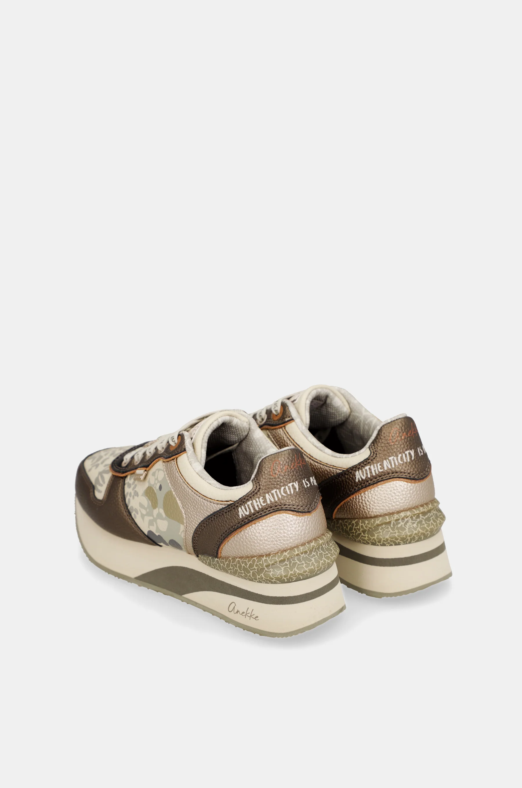 Beige-kupferne Sneaker - Image 6