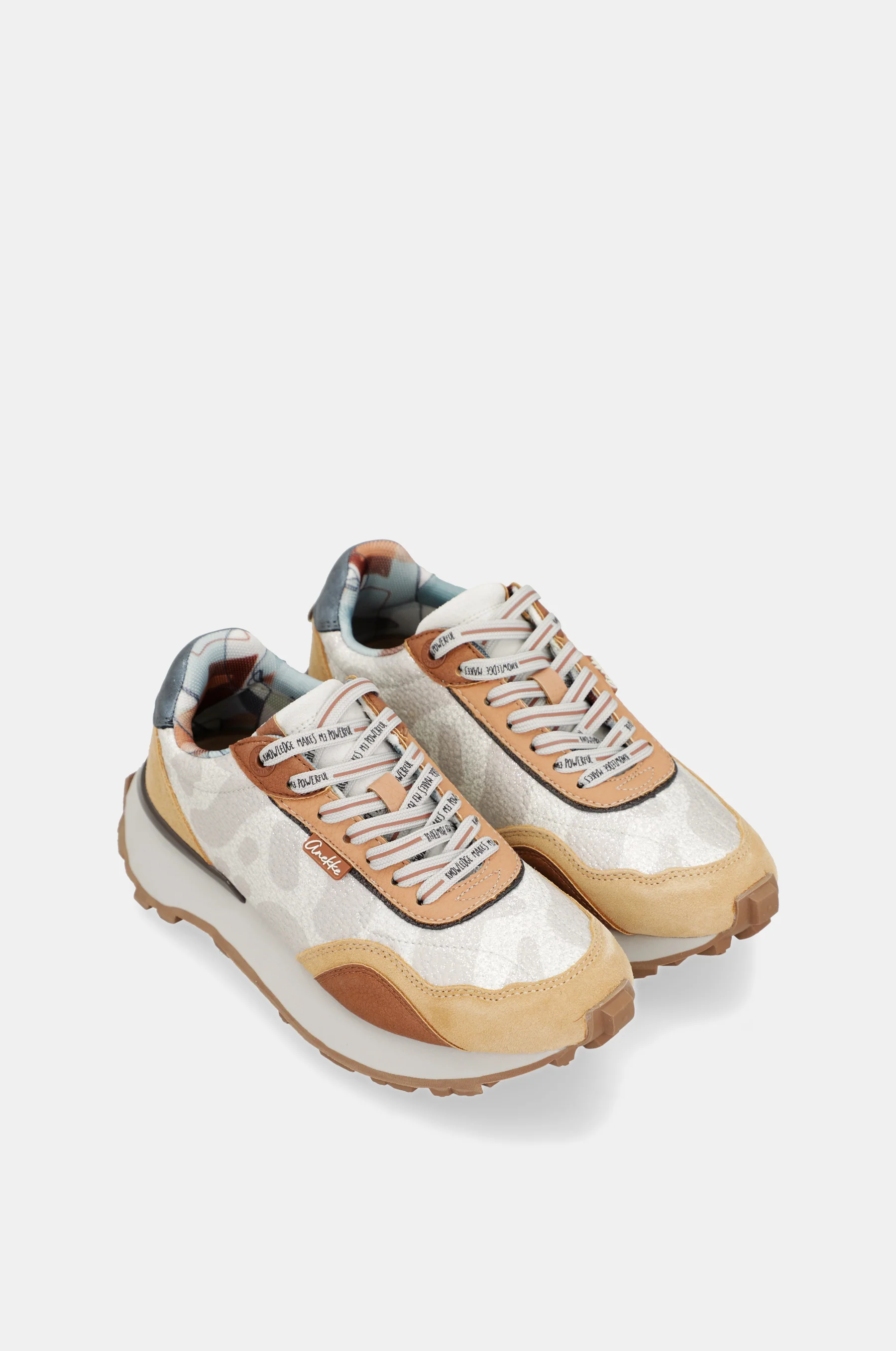 Beige-orange Sneaker - Image 3