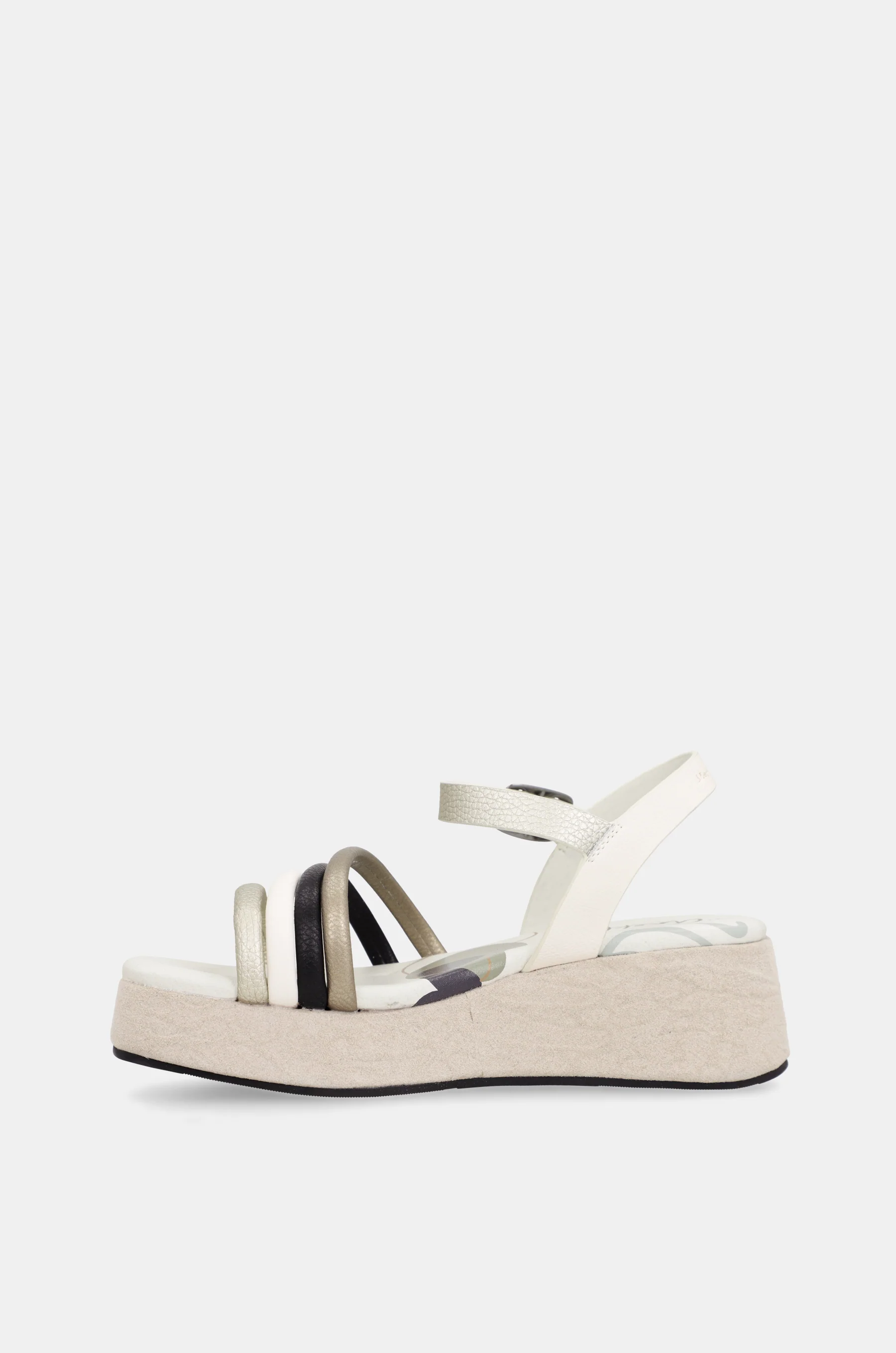Beige Plateausandalen - Image 4