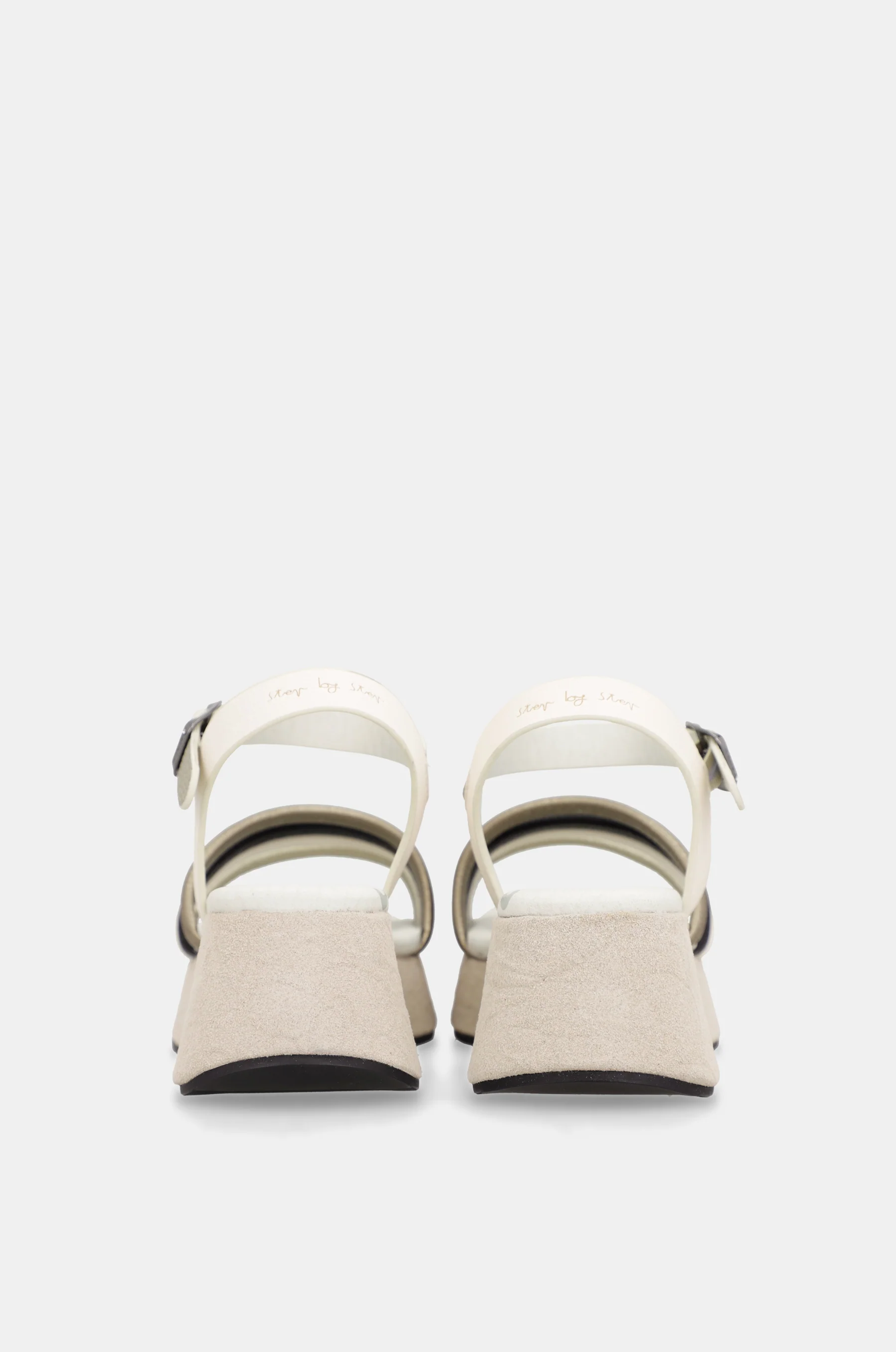 Beige Plateausandalen - Image 6