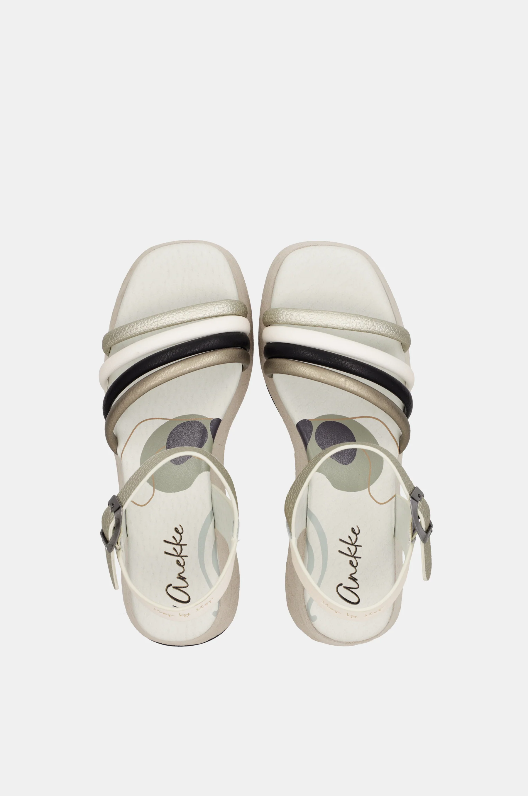 Beige Plateausandalen - Image 8