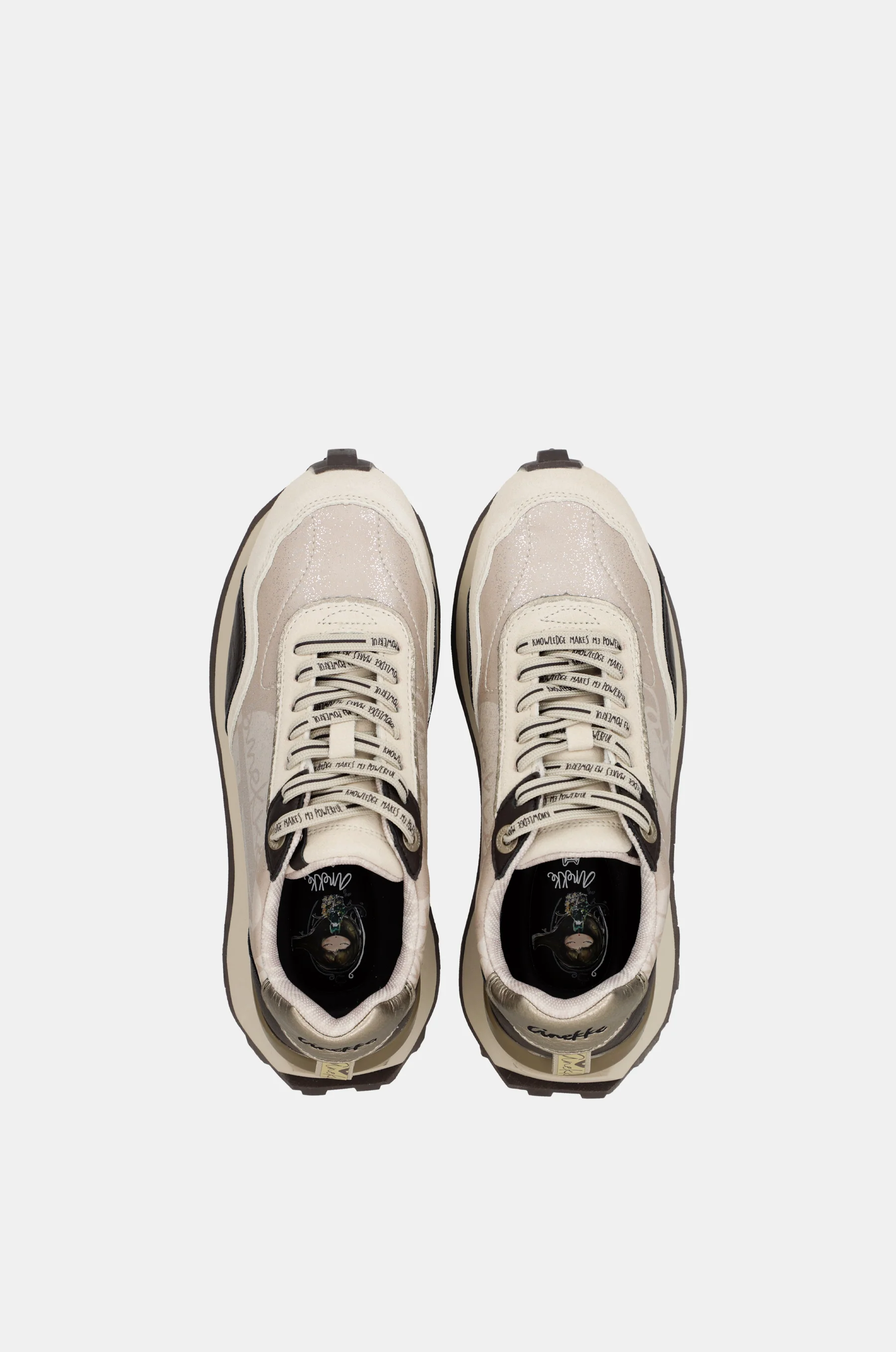 Beige Sneaker mit braunen Details - Image 8