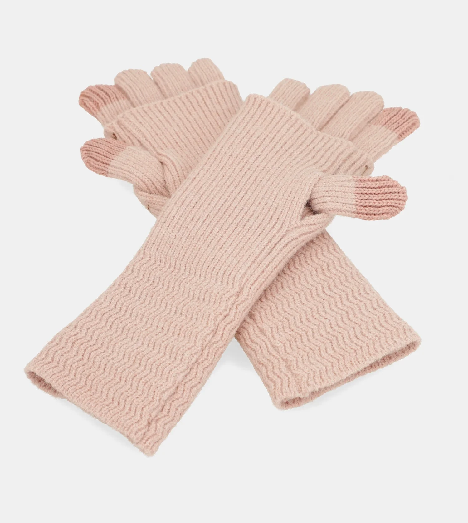 Beige Strickhandschuhe - Image 2