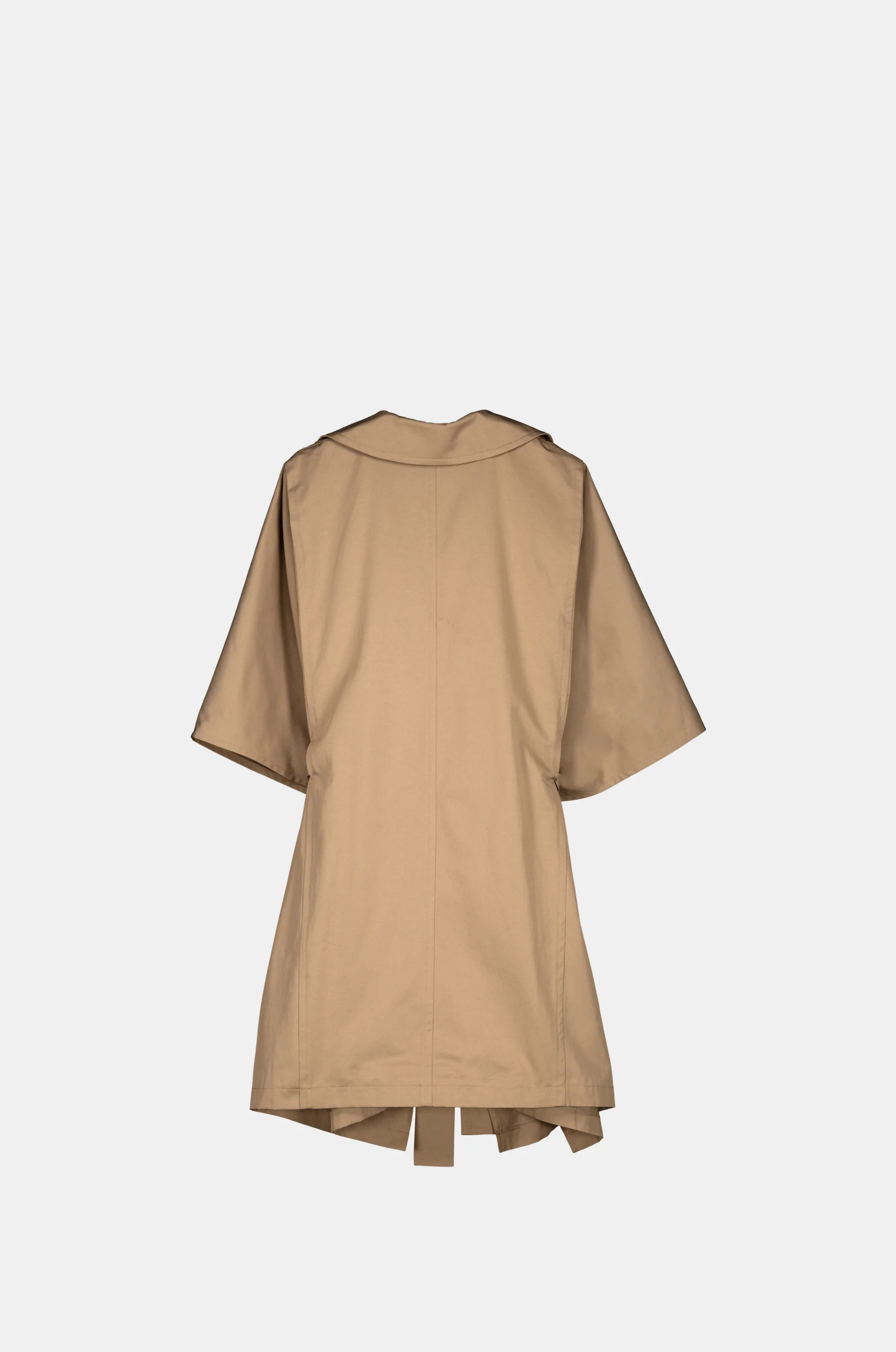 Beiger Trenchcoat im Cape-Stil - Image 2