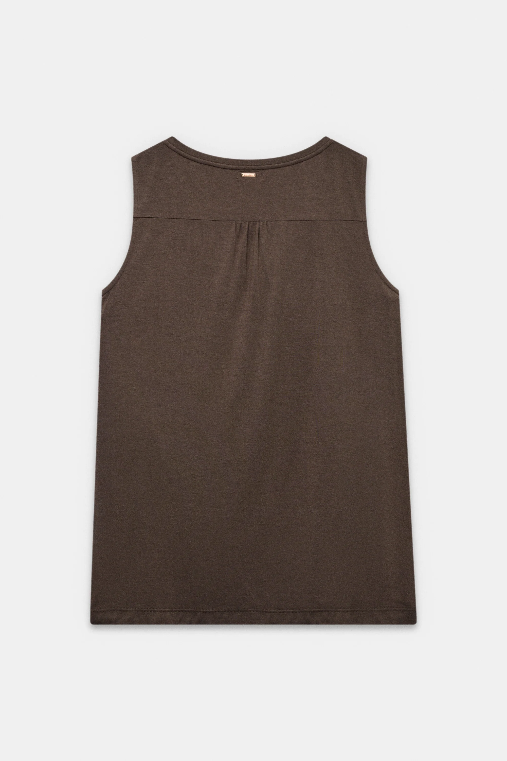 Beiges T-Shirt mit Pailletten - Image 3