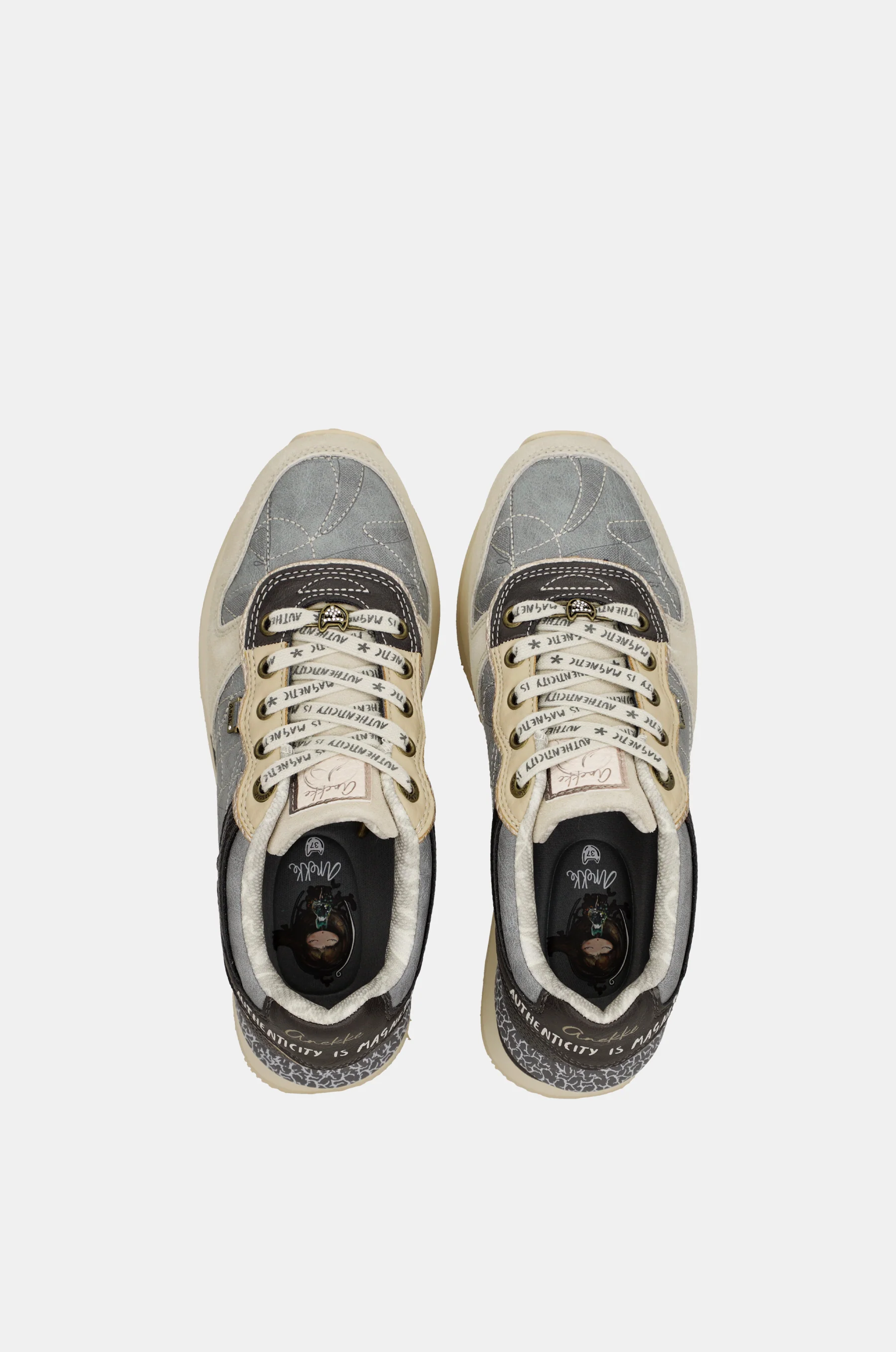 Blaue-beige Sneaker - Image 9