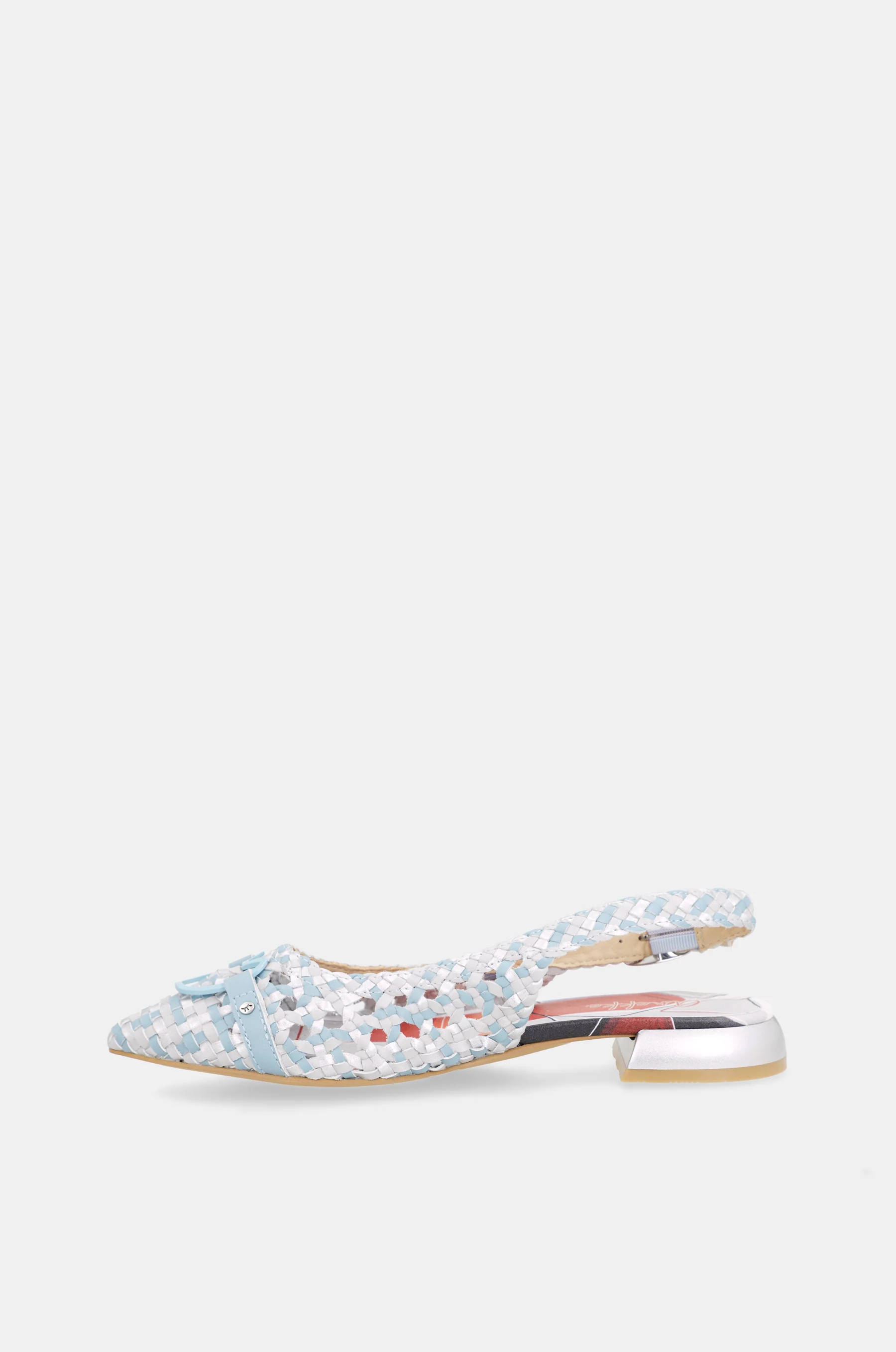 Blaue Slingback-Ballerinas - Image 4