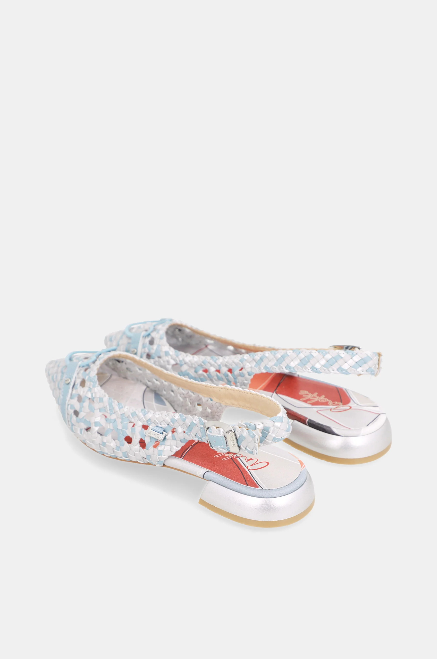 Blaue Slingback-Ballerinas - Image 5