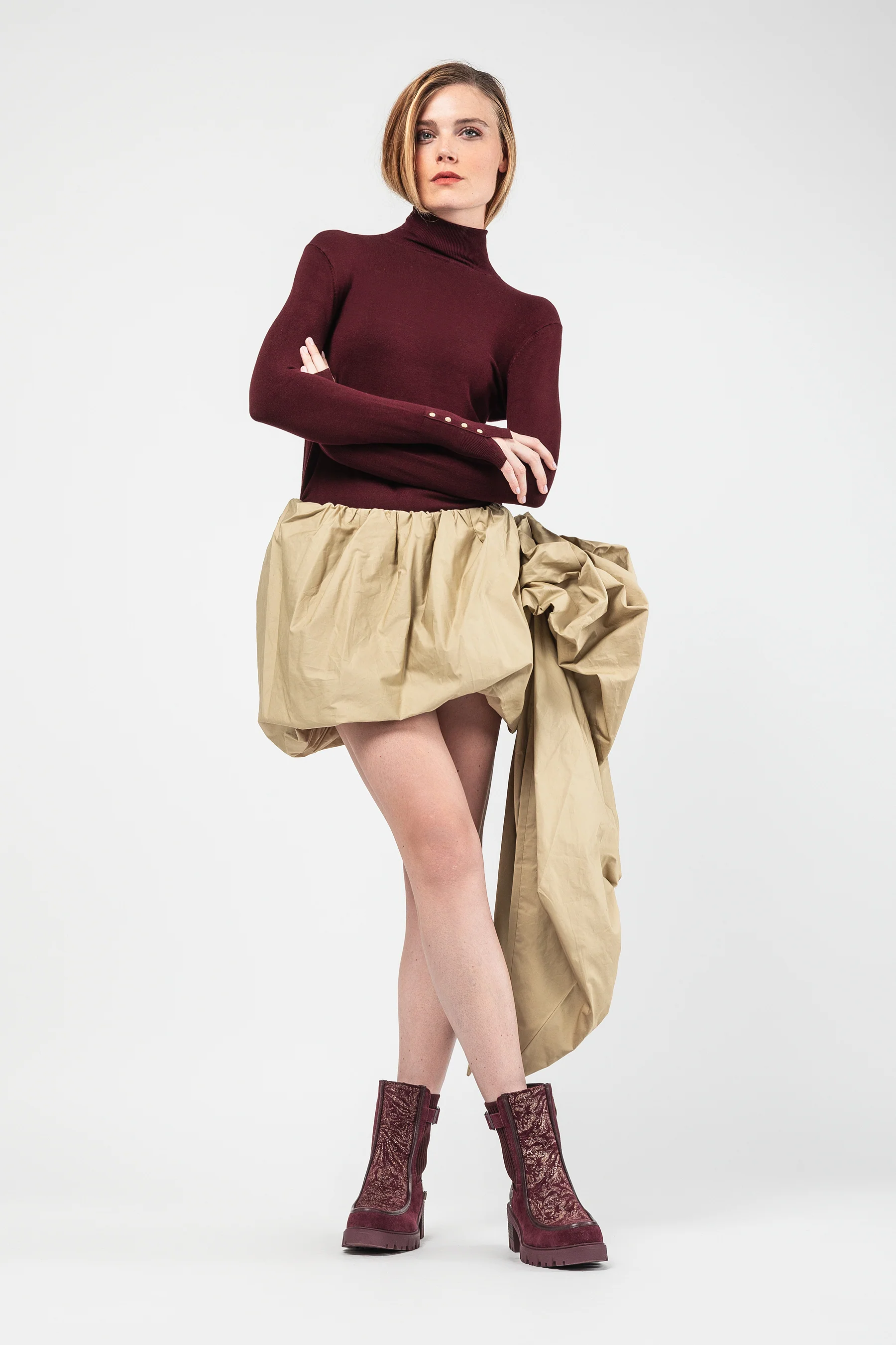 Booties bordeaux Manifesto - Image 3