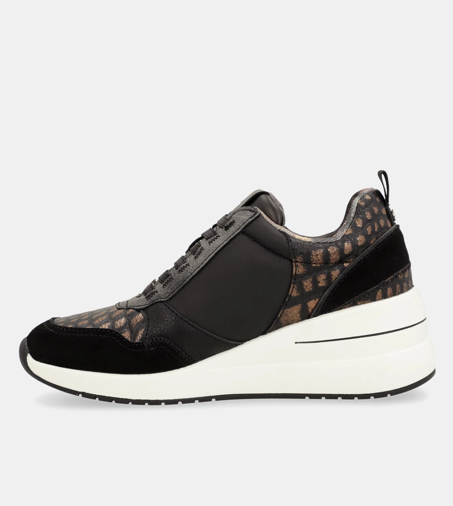 Schwarze Sneakers mit Keilabsatz von Dreams - Image 7