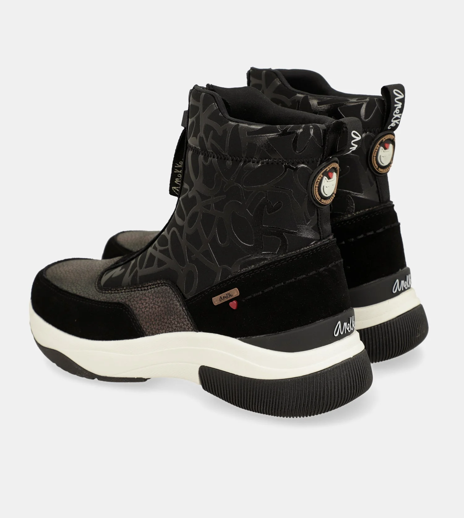 Elegante schwarze sportliche Stiefelette - Image 6