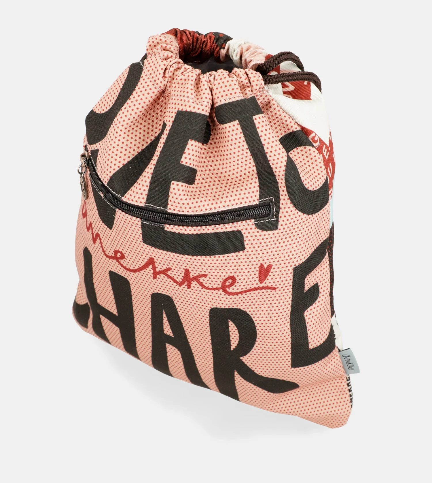Fashion Rucksack aus Stoff mit Kordelzug - Image 6