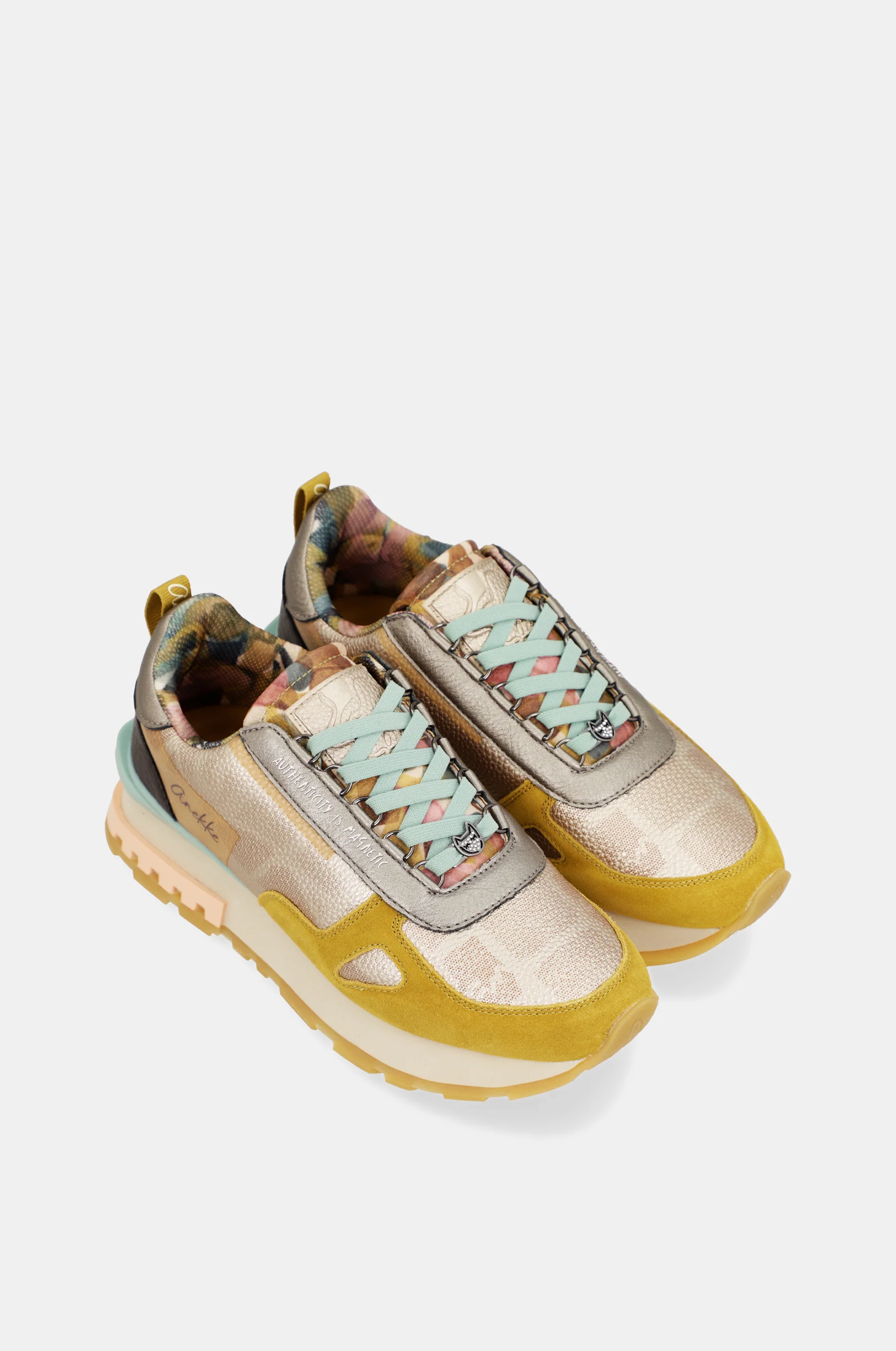 Gelb-goldene Bloom Sneaker - Image 3