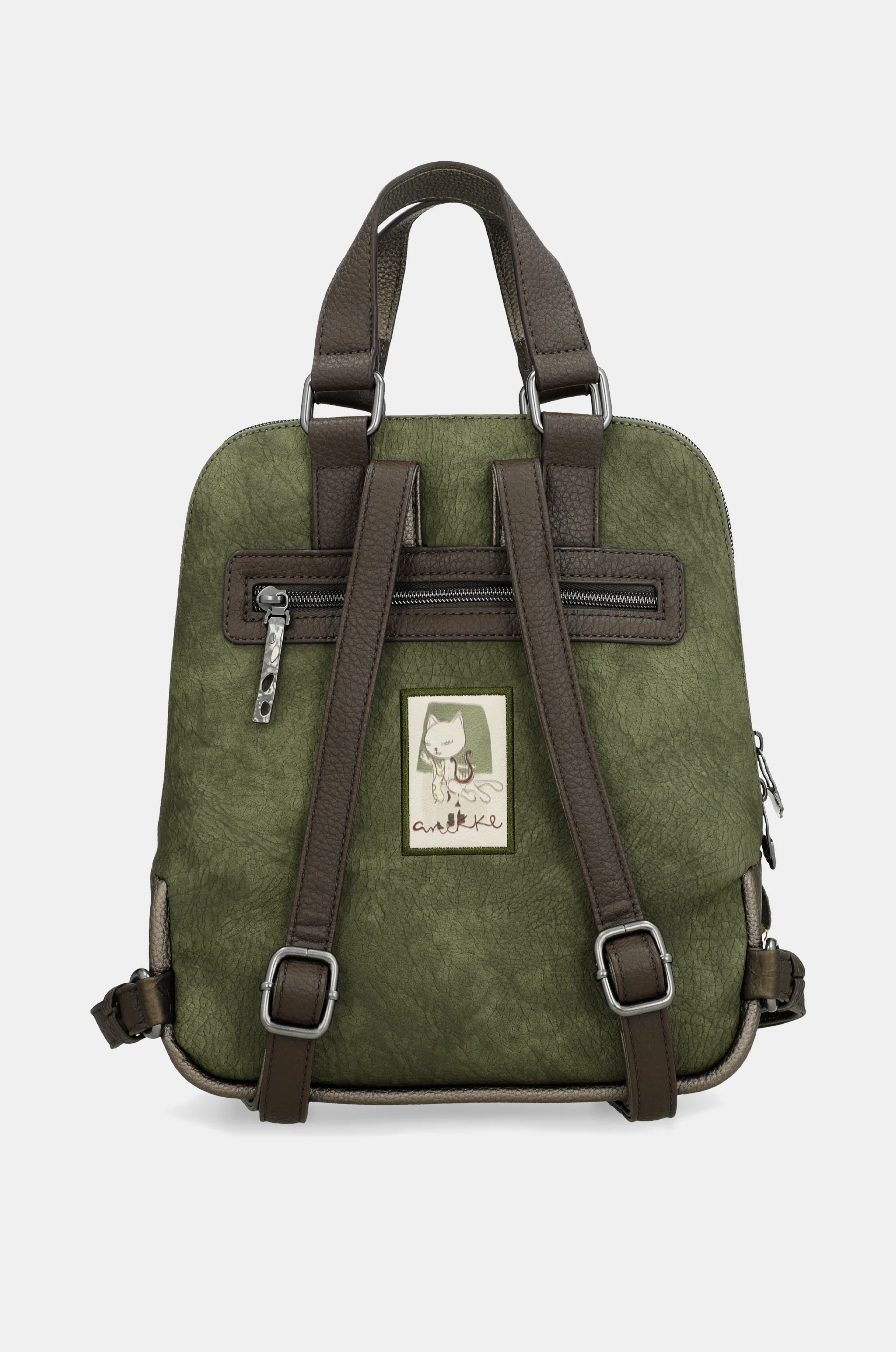 Gemusterter Rucksack mit kurzem Griff Amphora - Image 3