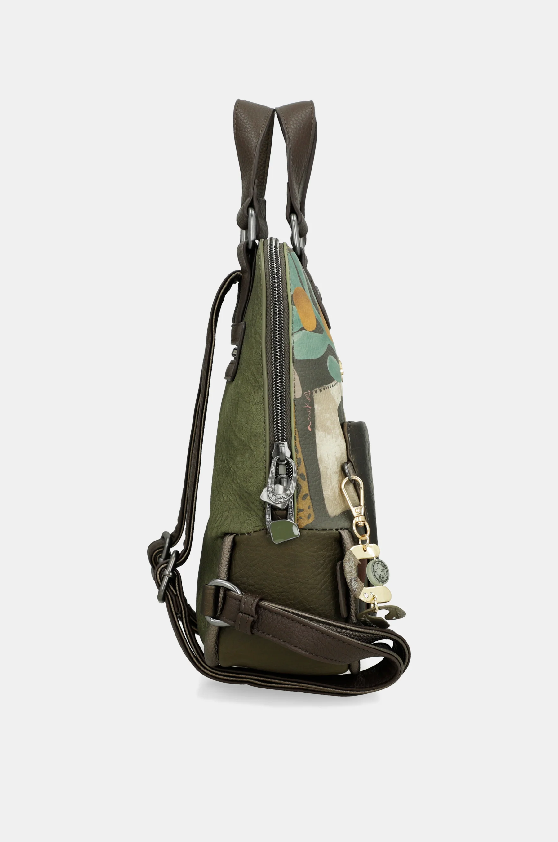 Gemusterter Rucksack mit kurzem Griff Amphora - Image 4