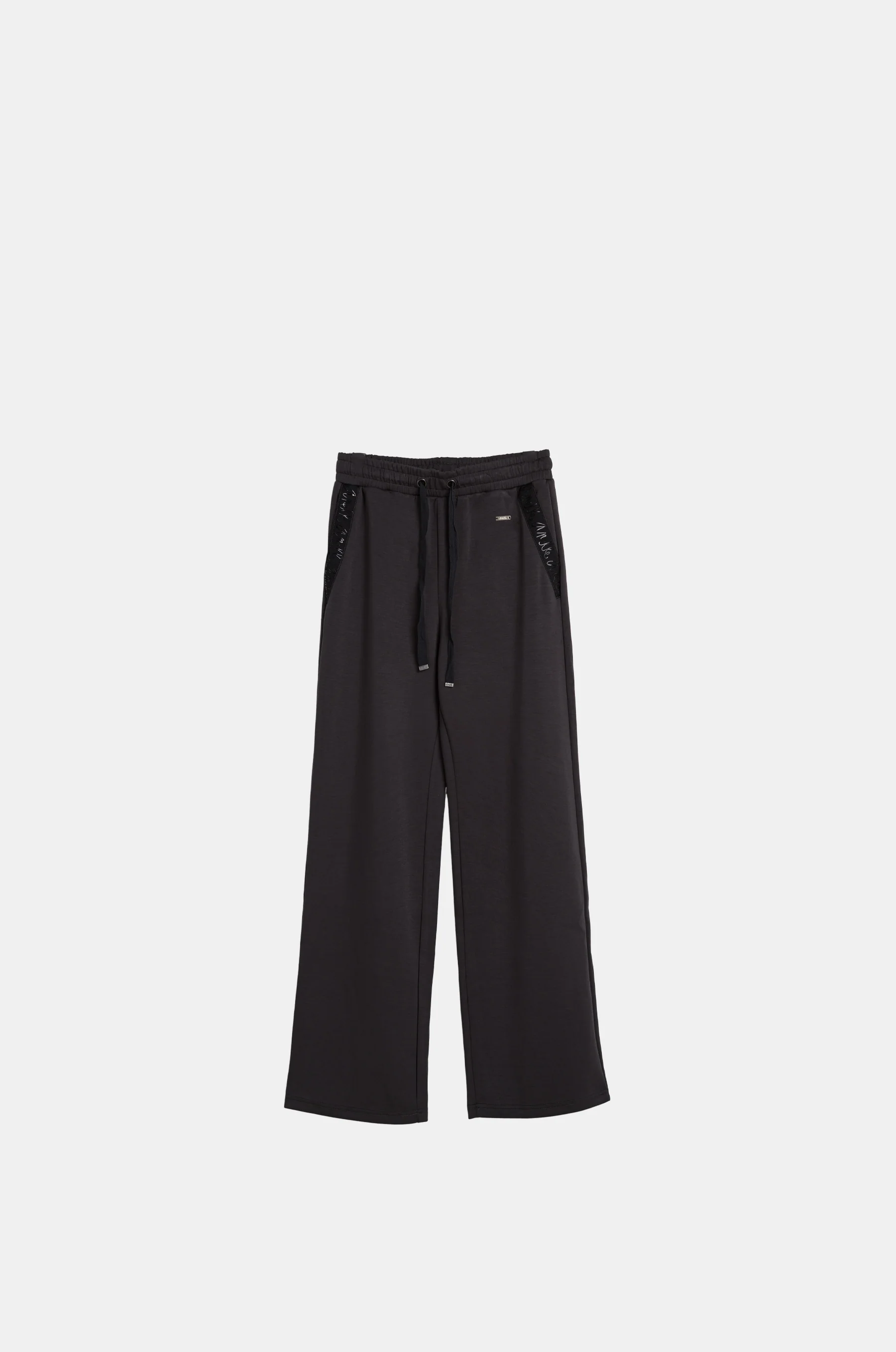 Graue fließende Hose