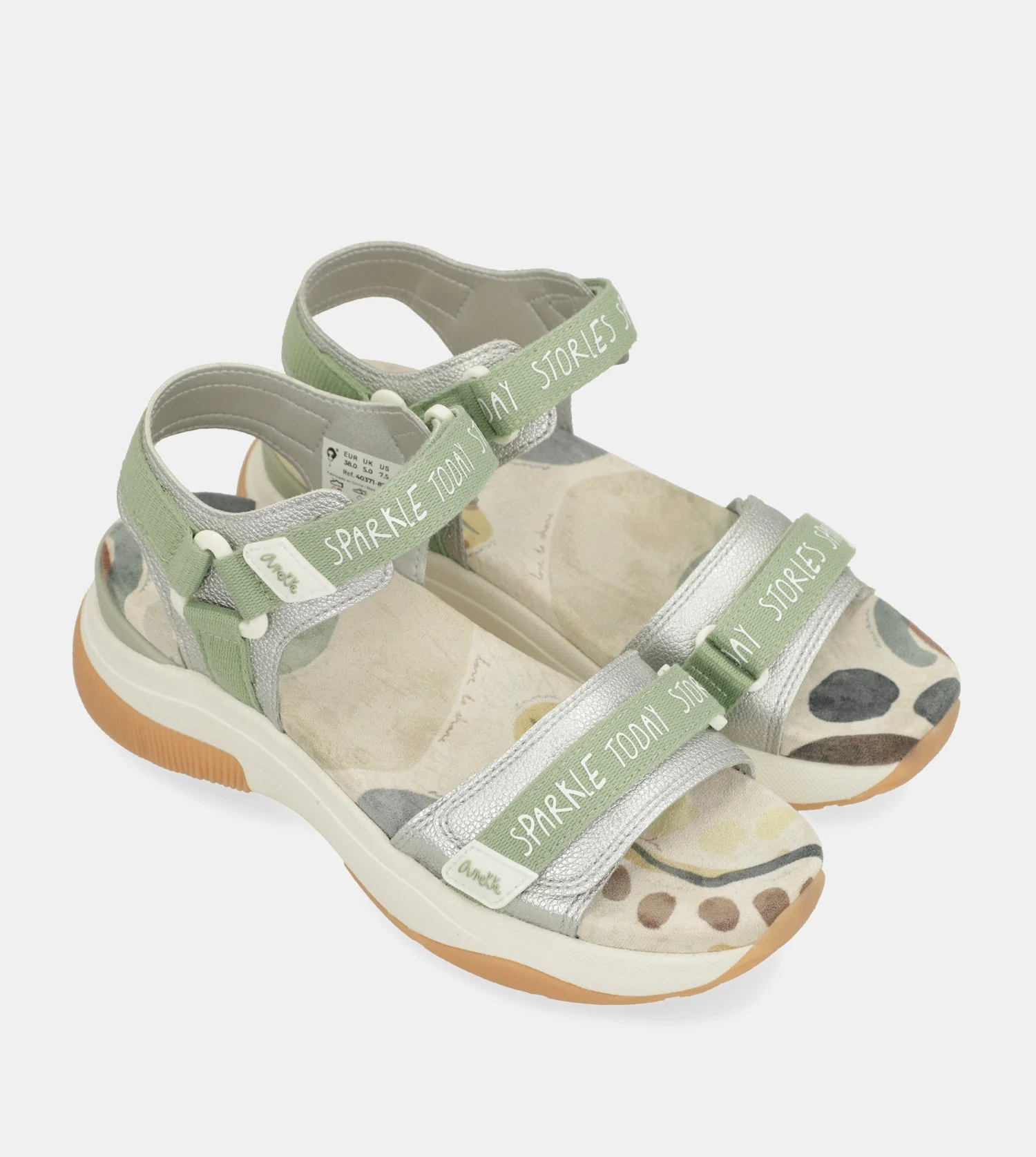 Grüne Sportsandalen - Image 3