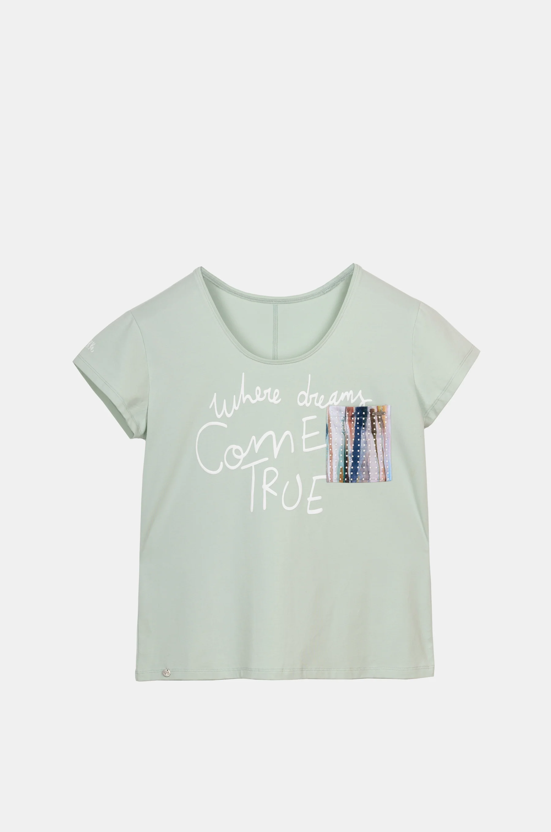 Grünes Studio-T-Shirt