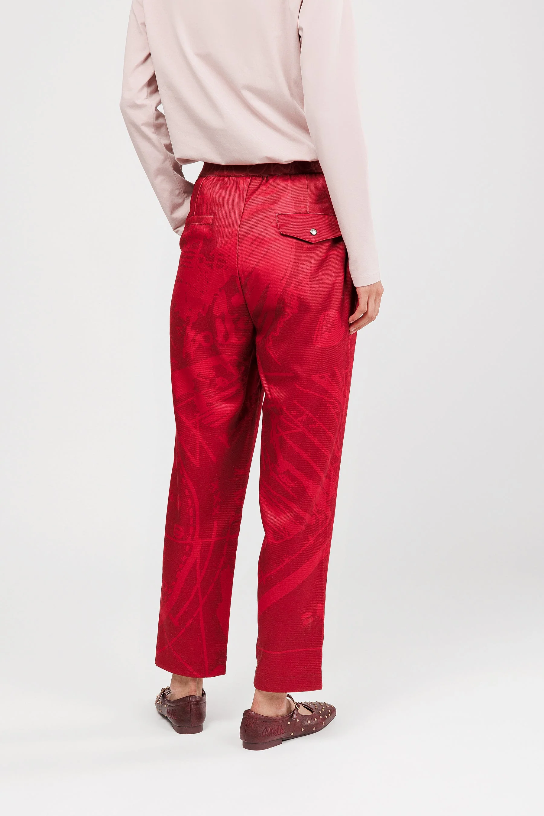 Hose bordeaux - Image 2