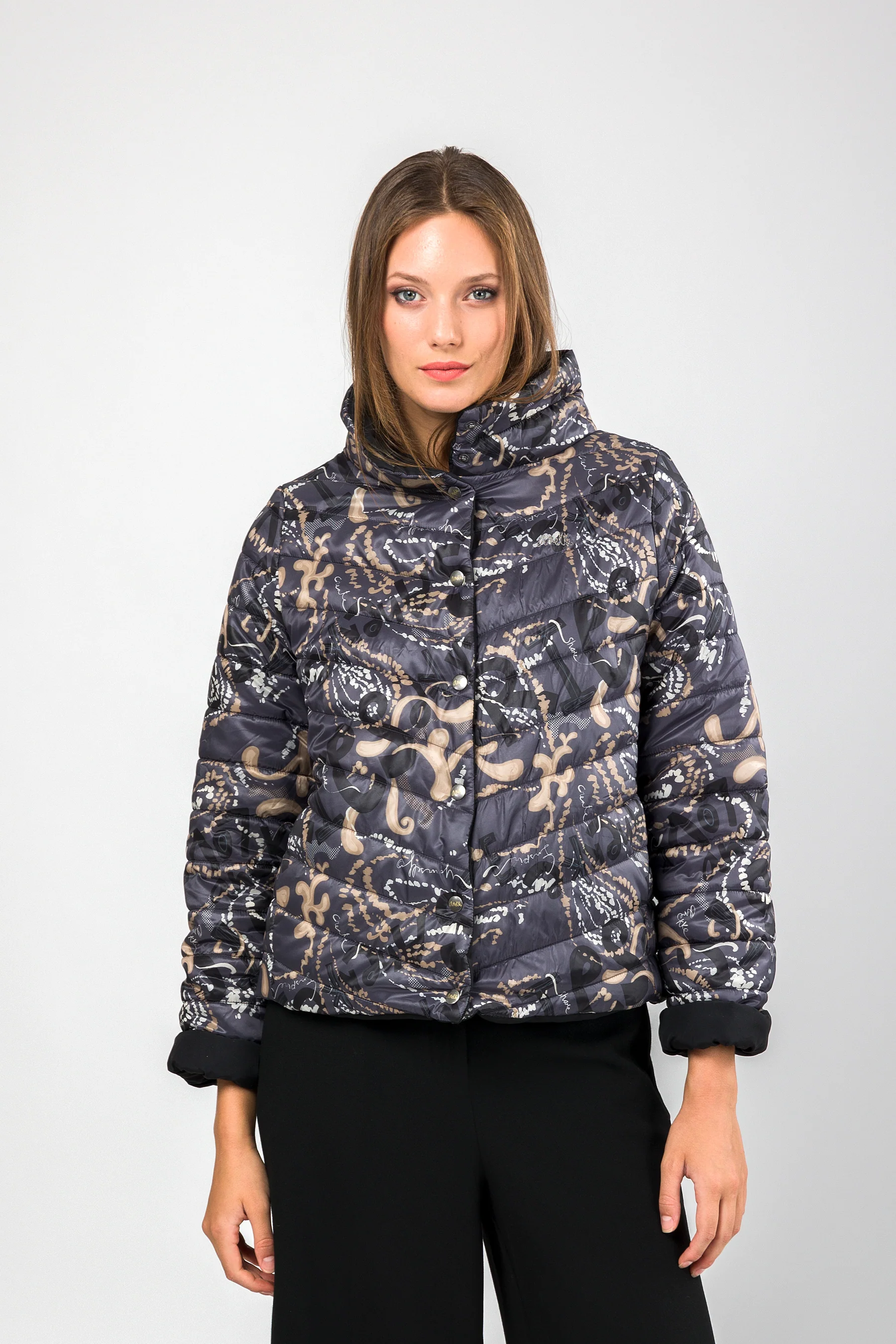 Jacke wendbar grau - Image 3