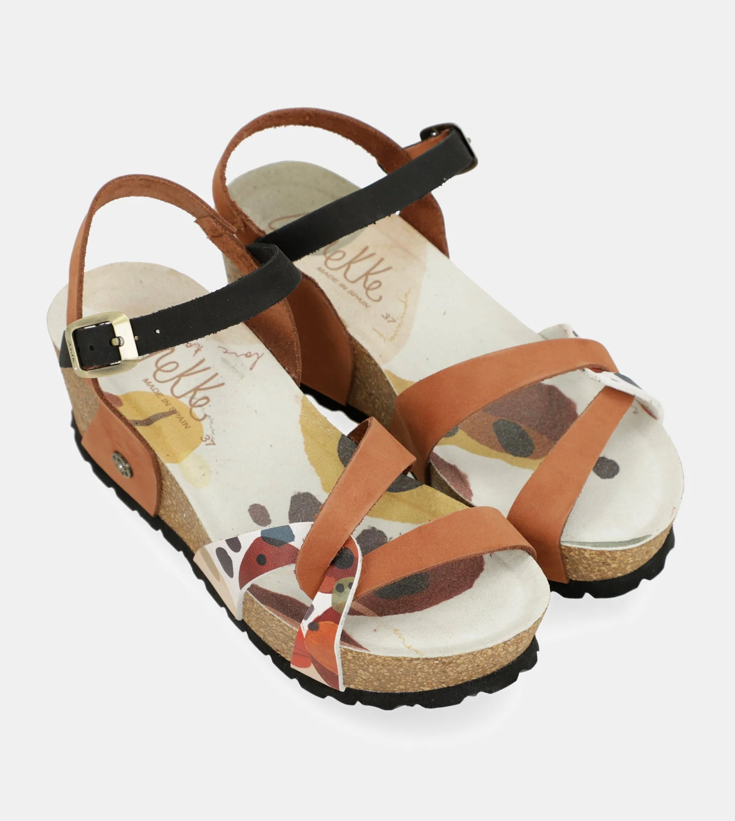 Keilsandalen bio mit Lederriemen - Image 4