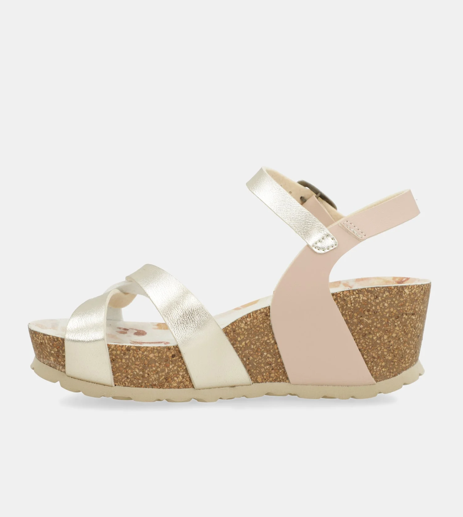 Keilsandalen bio mit weißen Riemen - Image 2