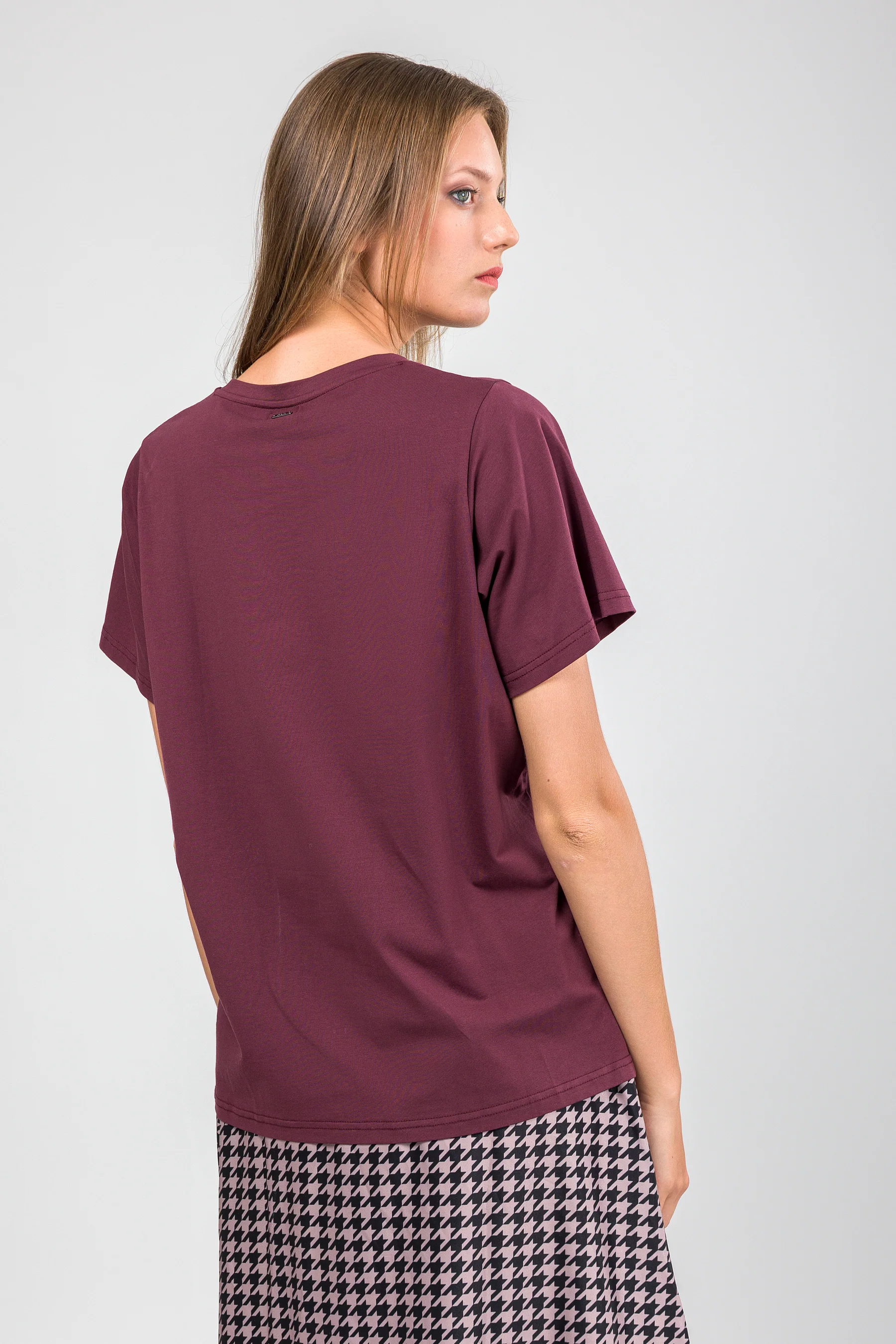 Kurzarm-T-Shirt bordeaux Manifesto - Image 2