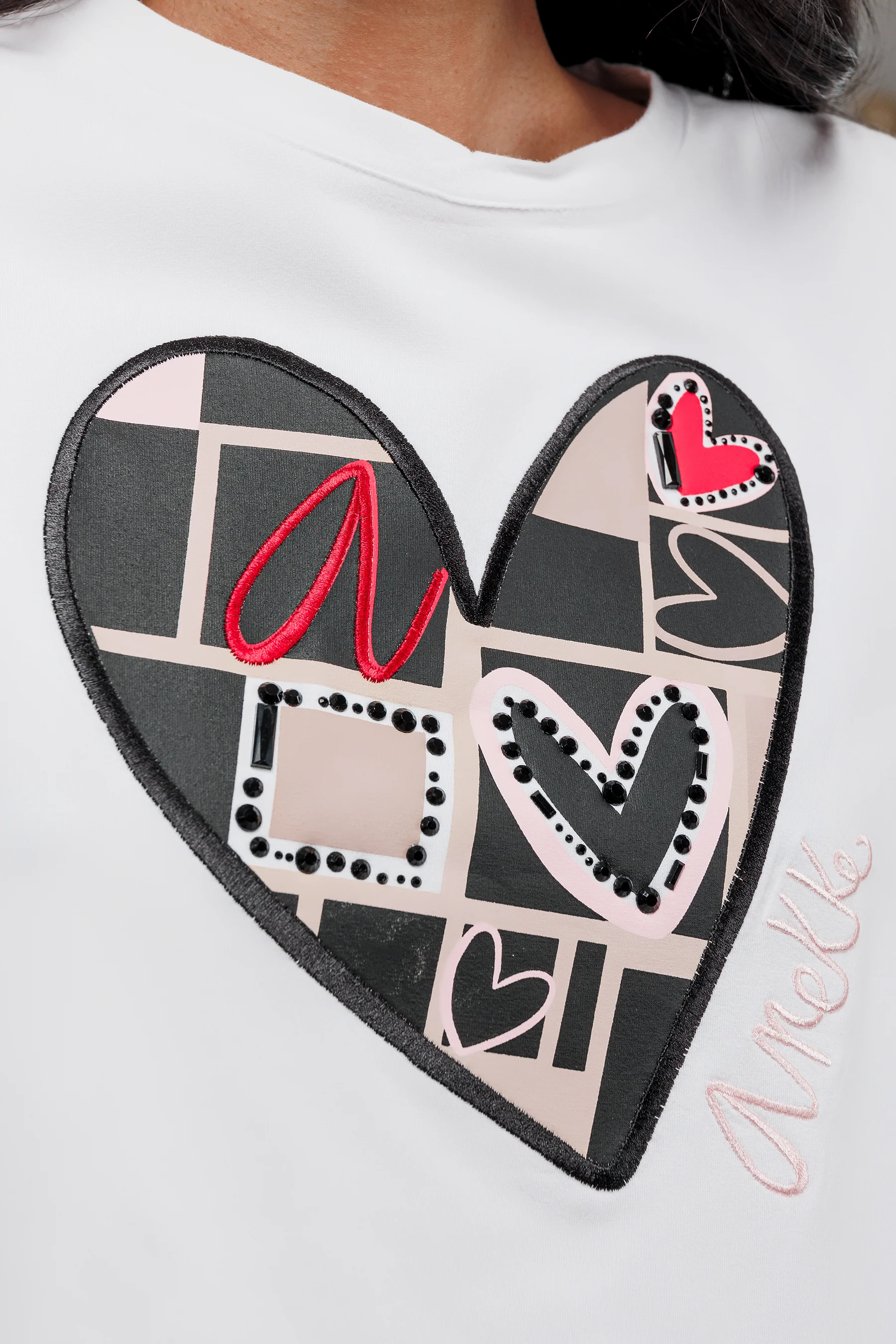 Kurzarm-T-Shirt Herz - Image 3