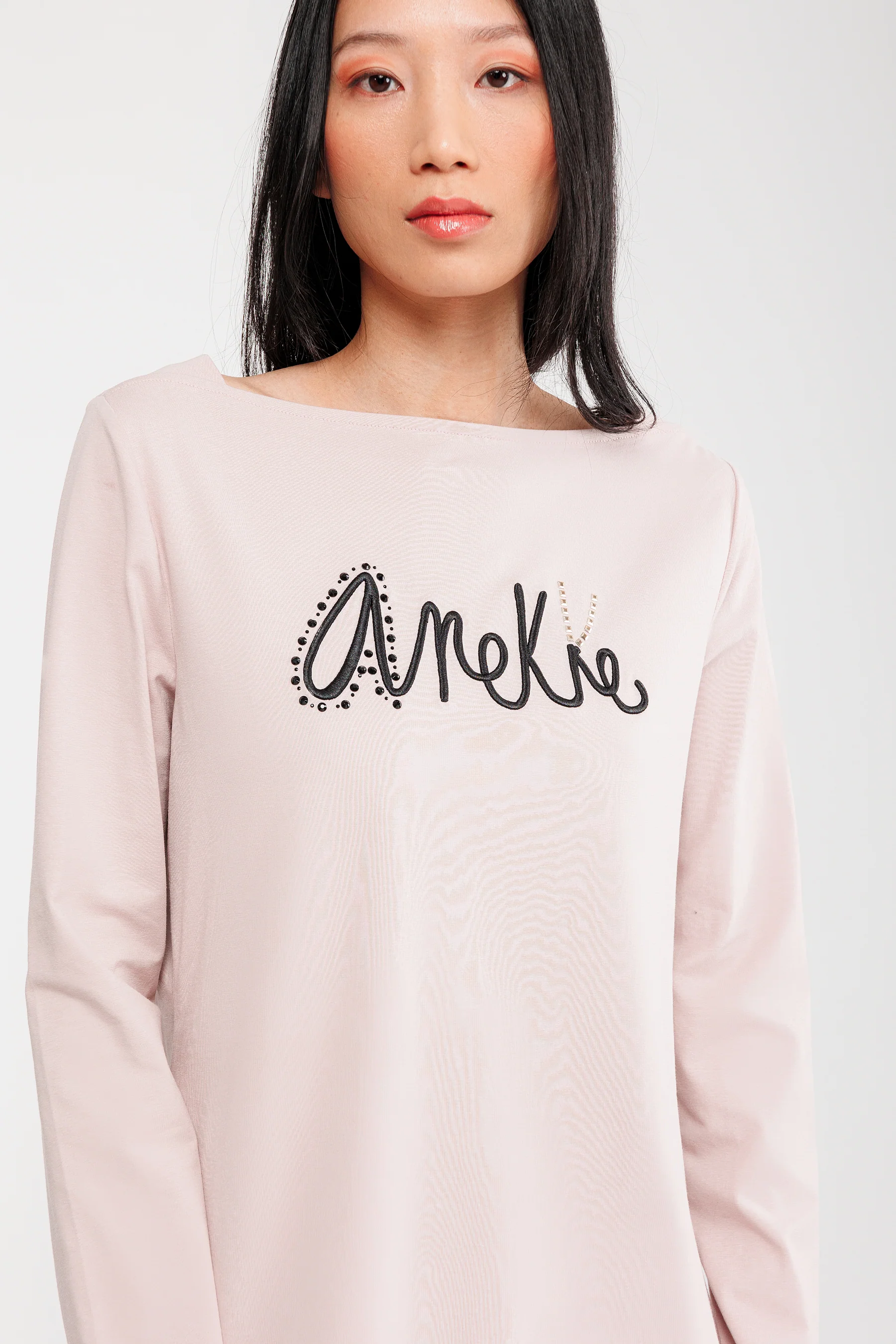Langarm-T-Shirt rosa - Image 3
