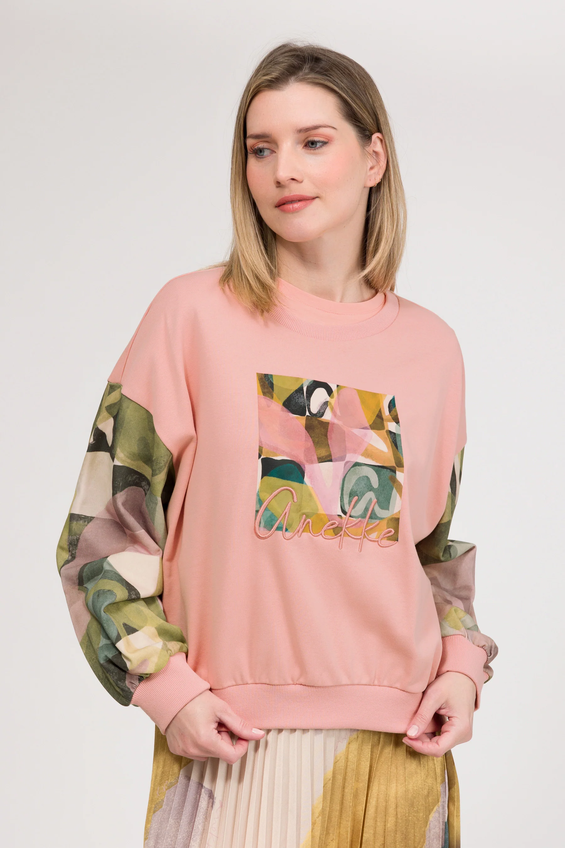 Langärmliges Sweatshirt rosa - Image 2