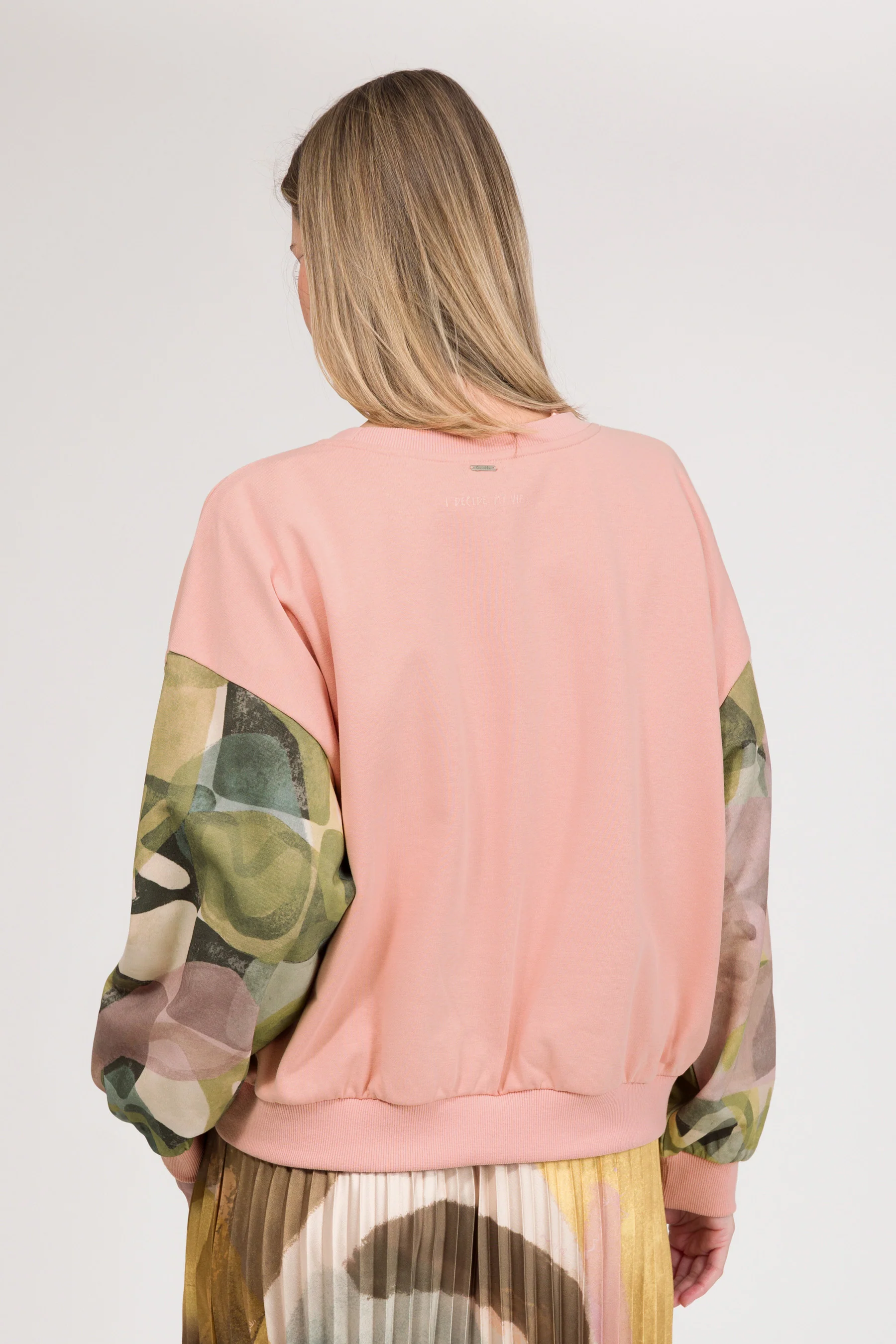 Langärmliges Sweatshirt rosa - Image 3