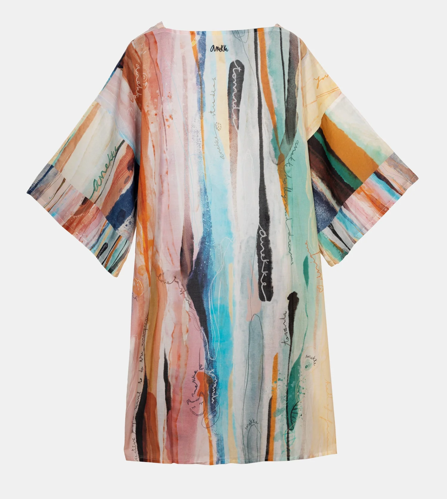 Langer Kimono mit Studio-Print - Image 3