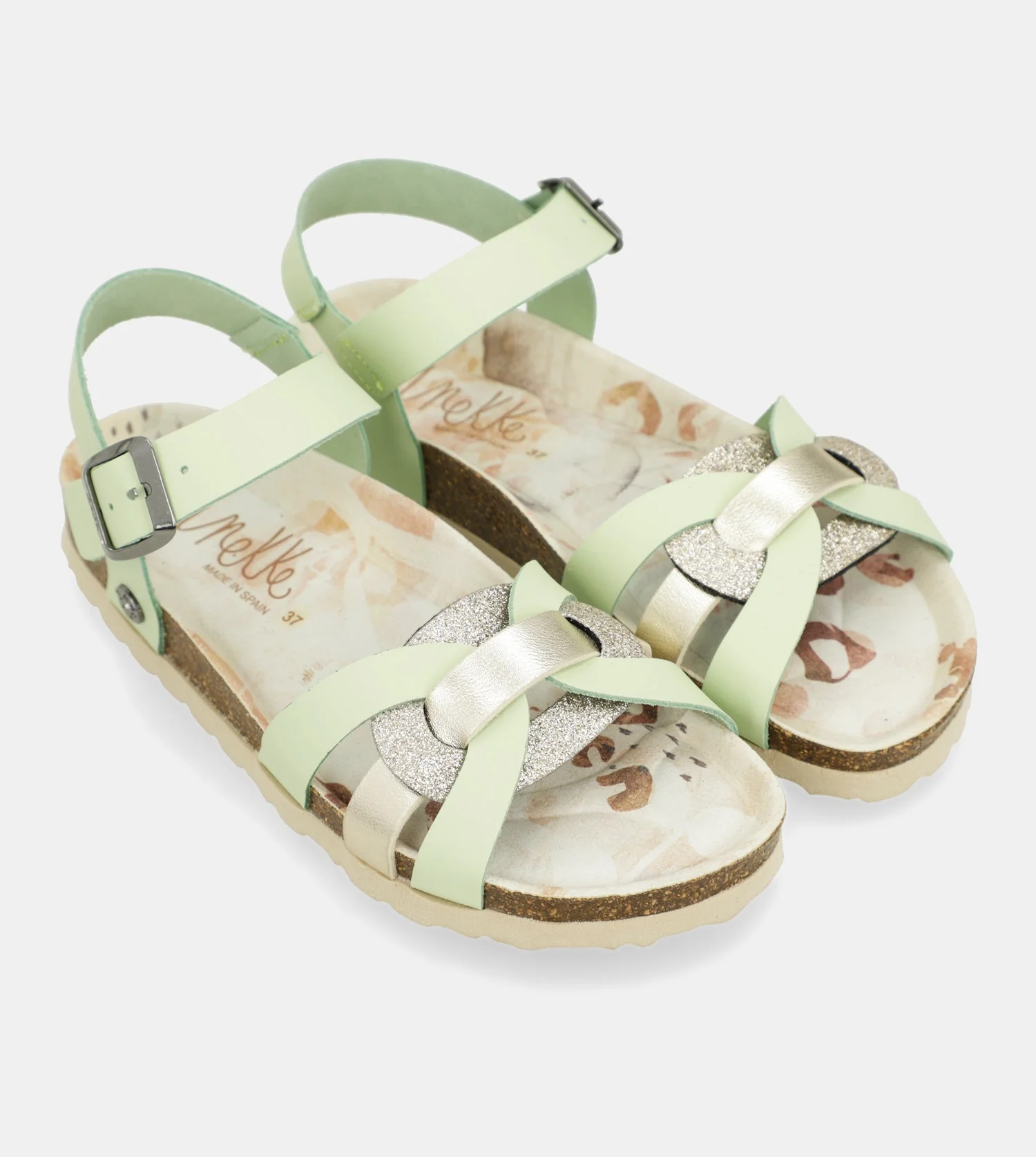 Memories grüne Sandalen mit Riemchen - Image 4