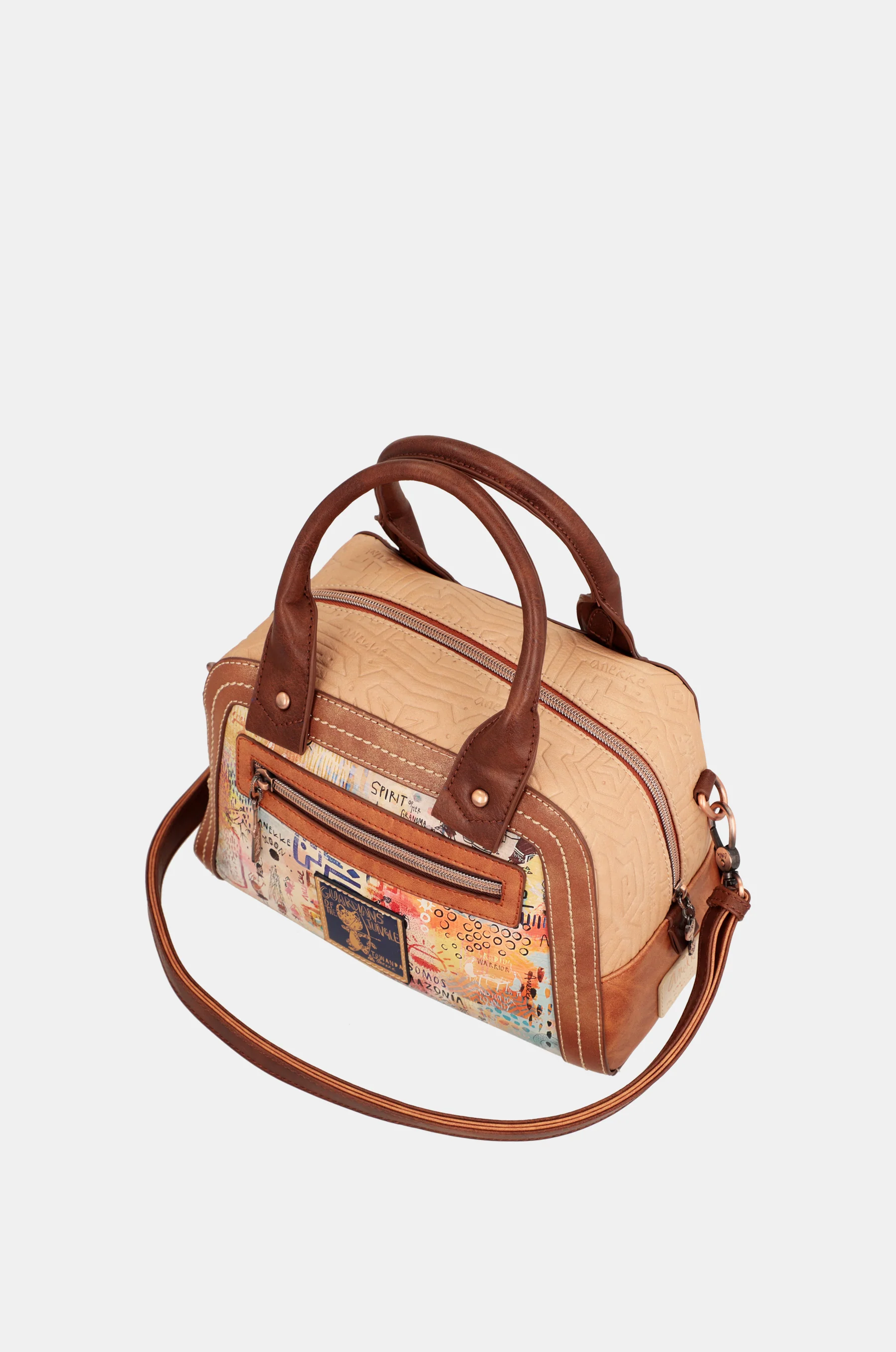 Menire Tasche mit Doppelgriff und Schultergurt - Image 6