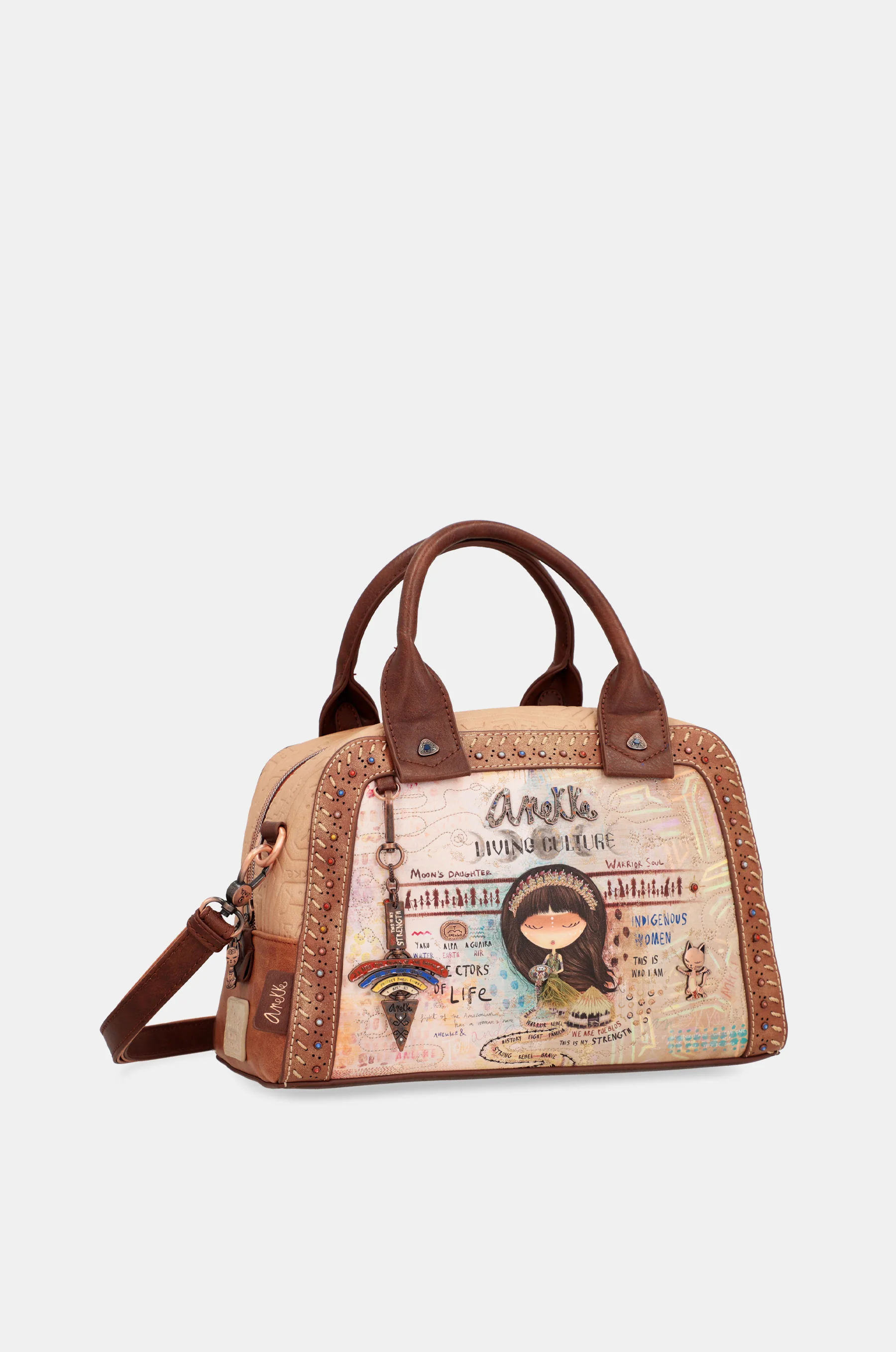 Menire Tasche mit Doppelgriff und Schultergurt - Image 8