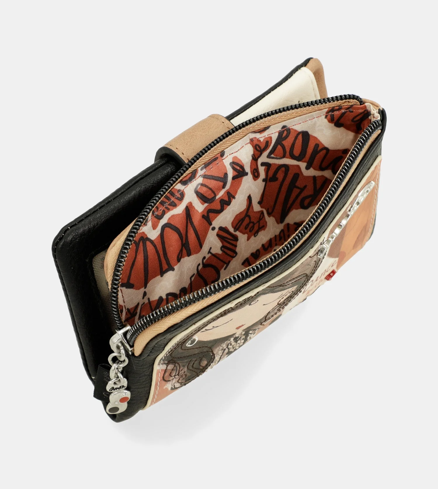 Weiches mittleres RFID-Portemonnaie Alma - Image 8