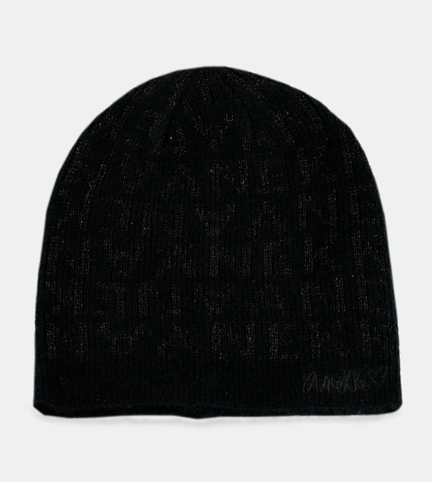 Moderne schwarze Strickmütze - Image 3