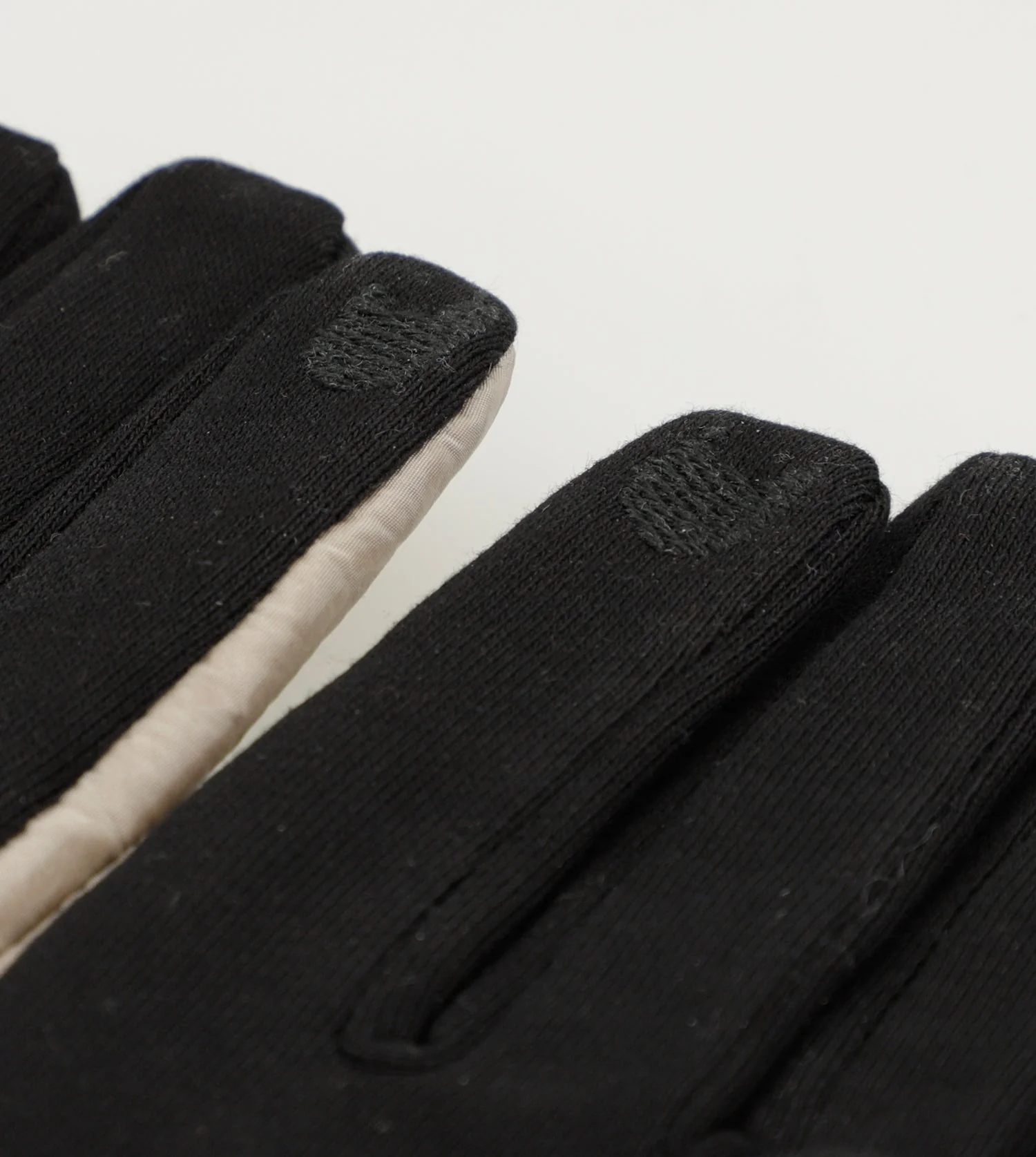 Moderne schwarze und beige Handschuhe - Image 5