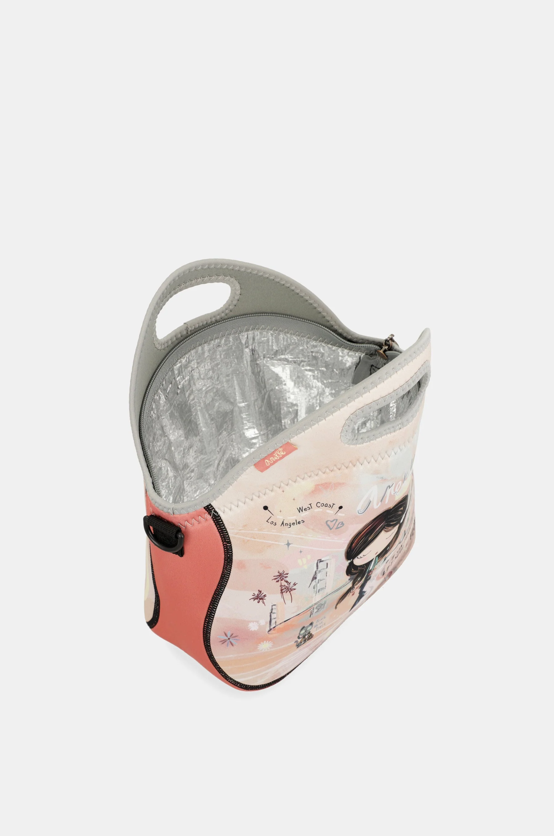 Peace & Love Neopren Lunchtasche - Image 5