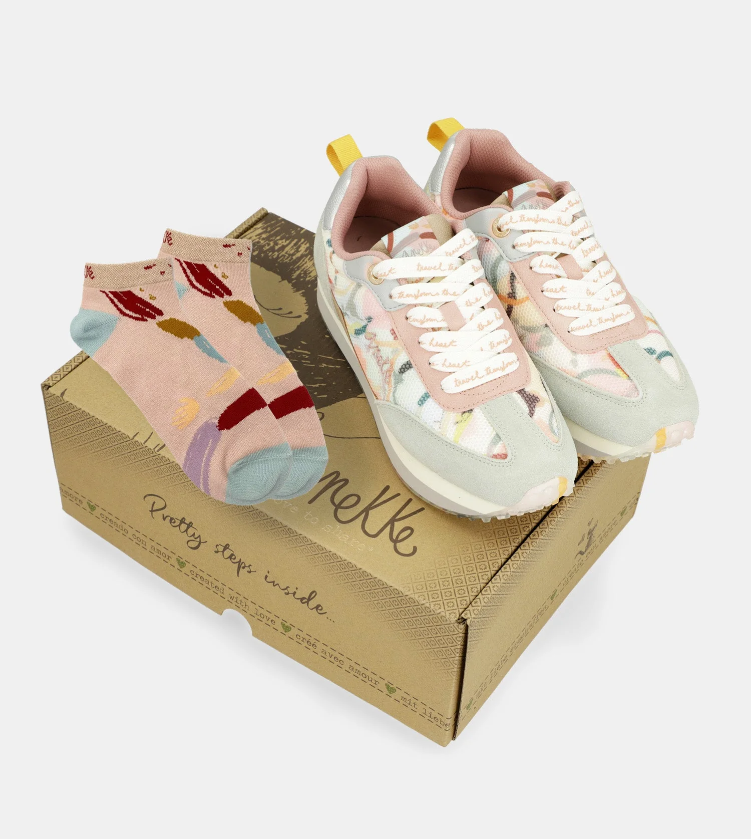 Pink Smart Sneakers - Image 2